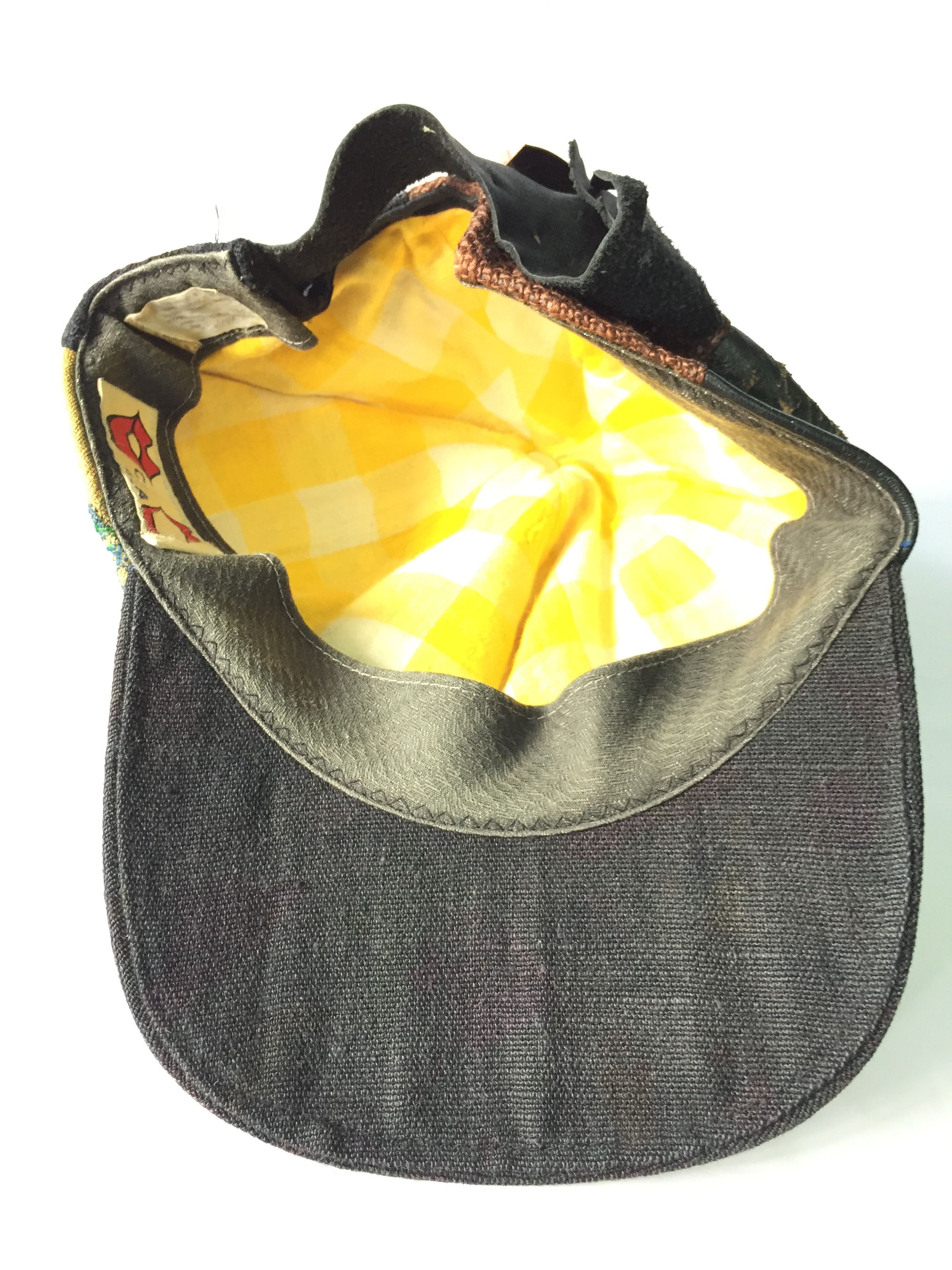 CA4LA × Japanese Brand × Vintage Vtg Ca4la rebuilt patchwork distressed cap Size ONE SIZE - 12 Thumbnail