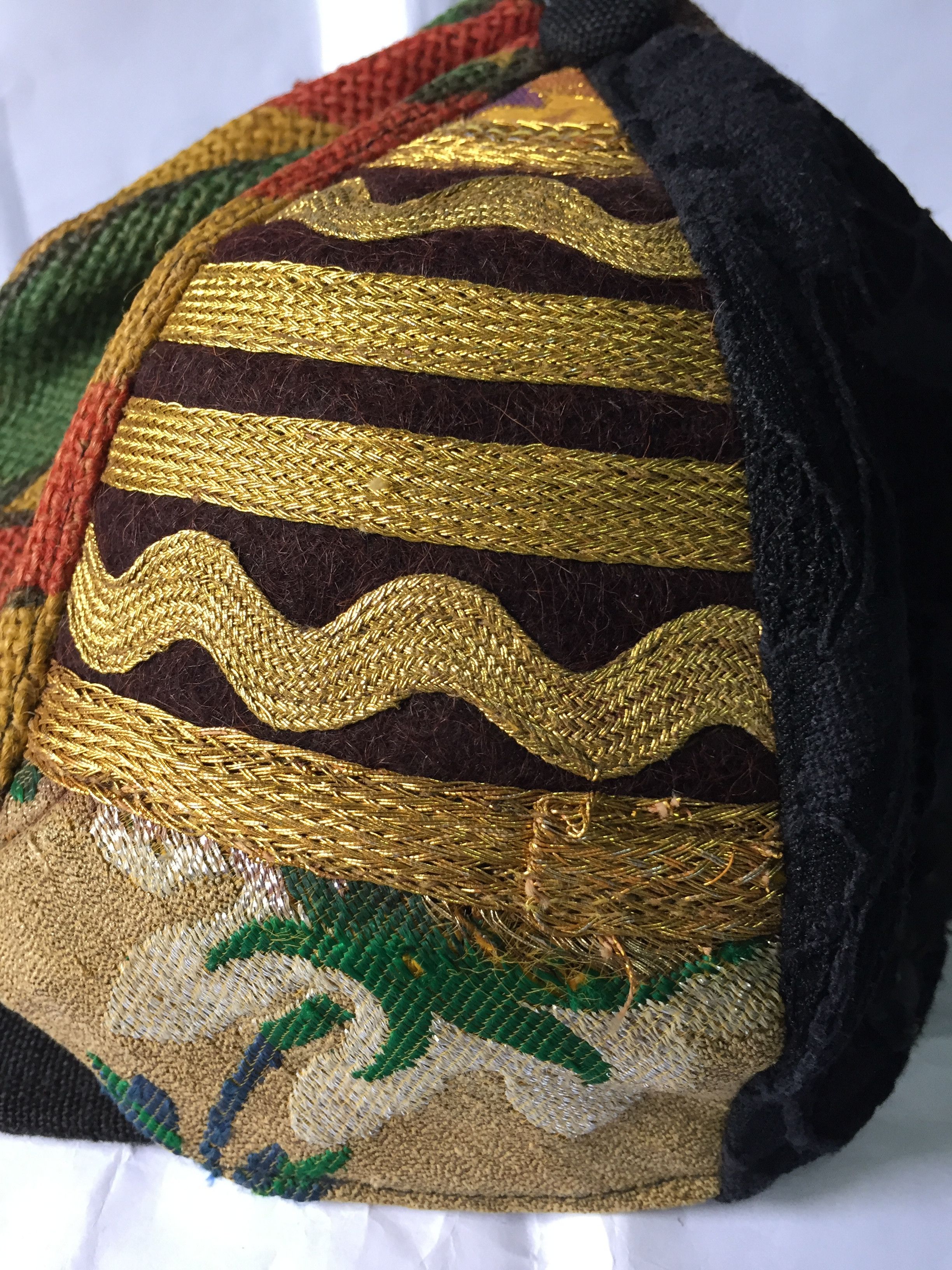 CA4LA × Japanese Brand × Vintage Vtg Ca4la rebuilt patchwork distressed cap Size ONE SIZE - 9 Thumbnail