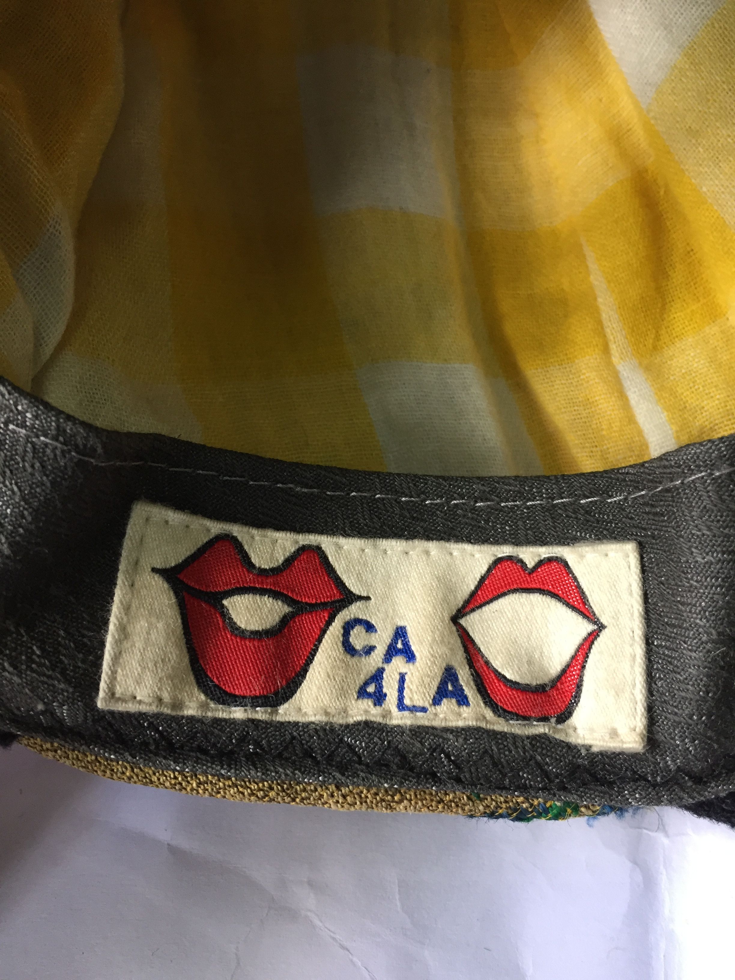 CA4LA × Japanese Brand × Vintage Vtg Ca4la rebuilt patchwork distressed cap Size ONE SIZE - 15 Thumbnail