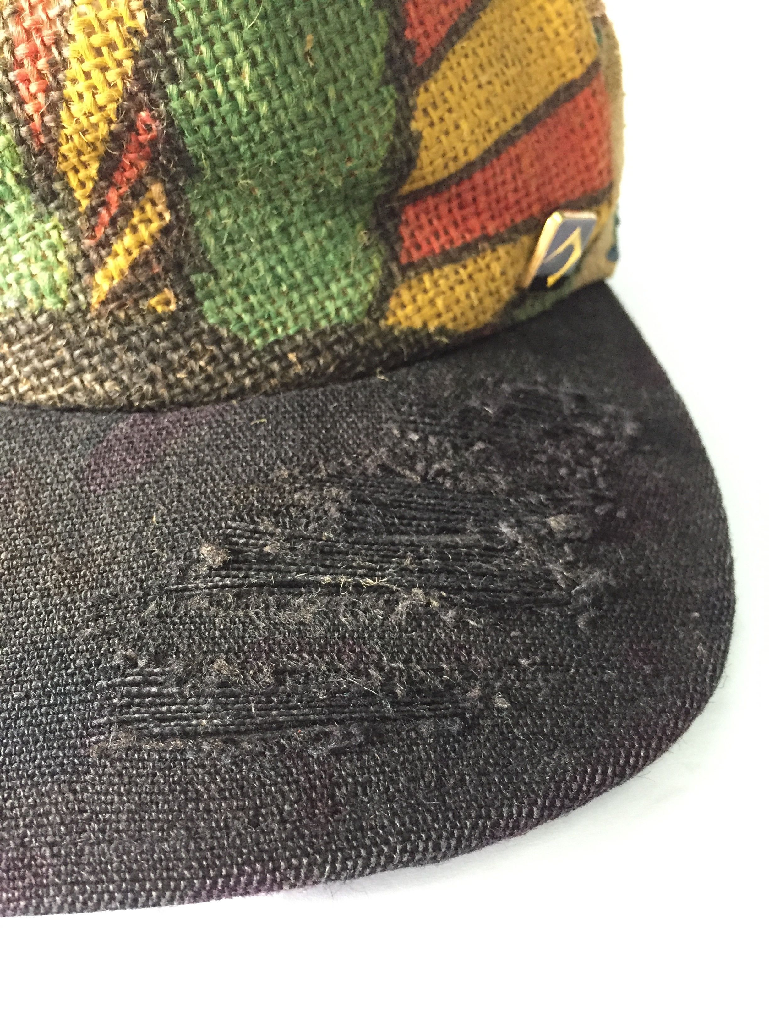 CA4LA × Japanese Brand × Vintage Vtg Ca4la rebuilt patchwork distressed cap Size ONE SIZE - 5 Thumbnail