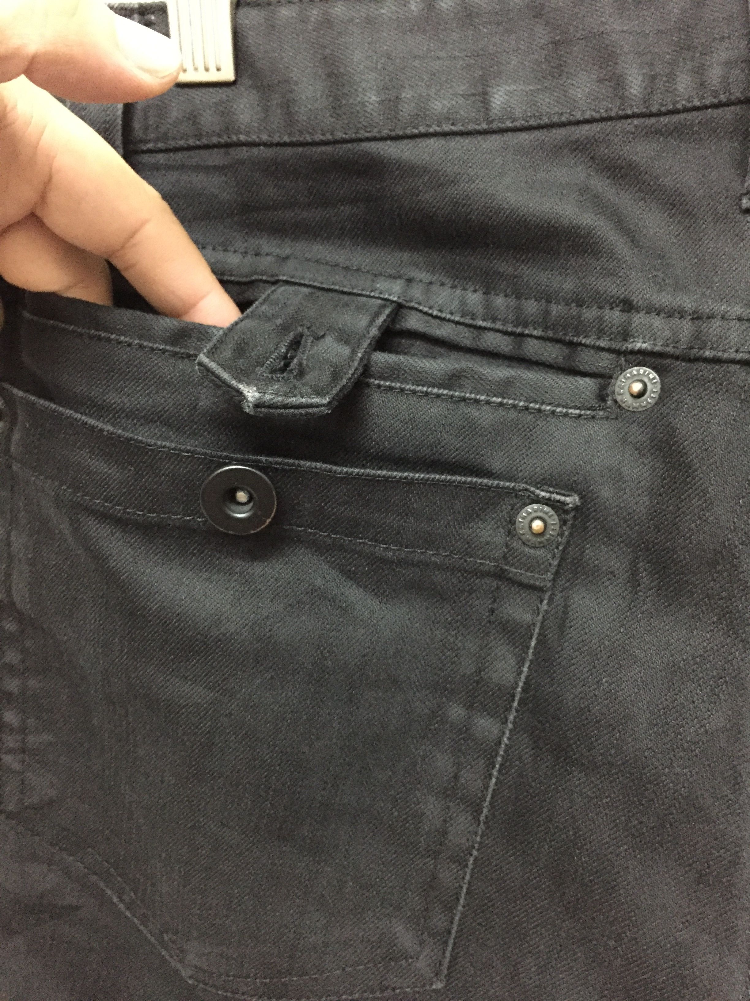 Katharine Hamnett London Six Pocket Black Denim Size US 31 - 4 Thumbnail