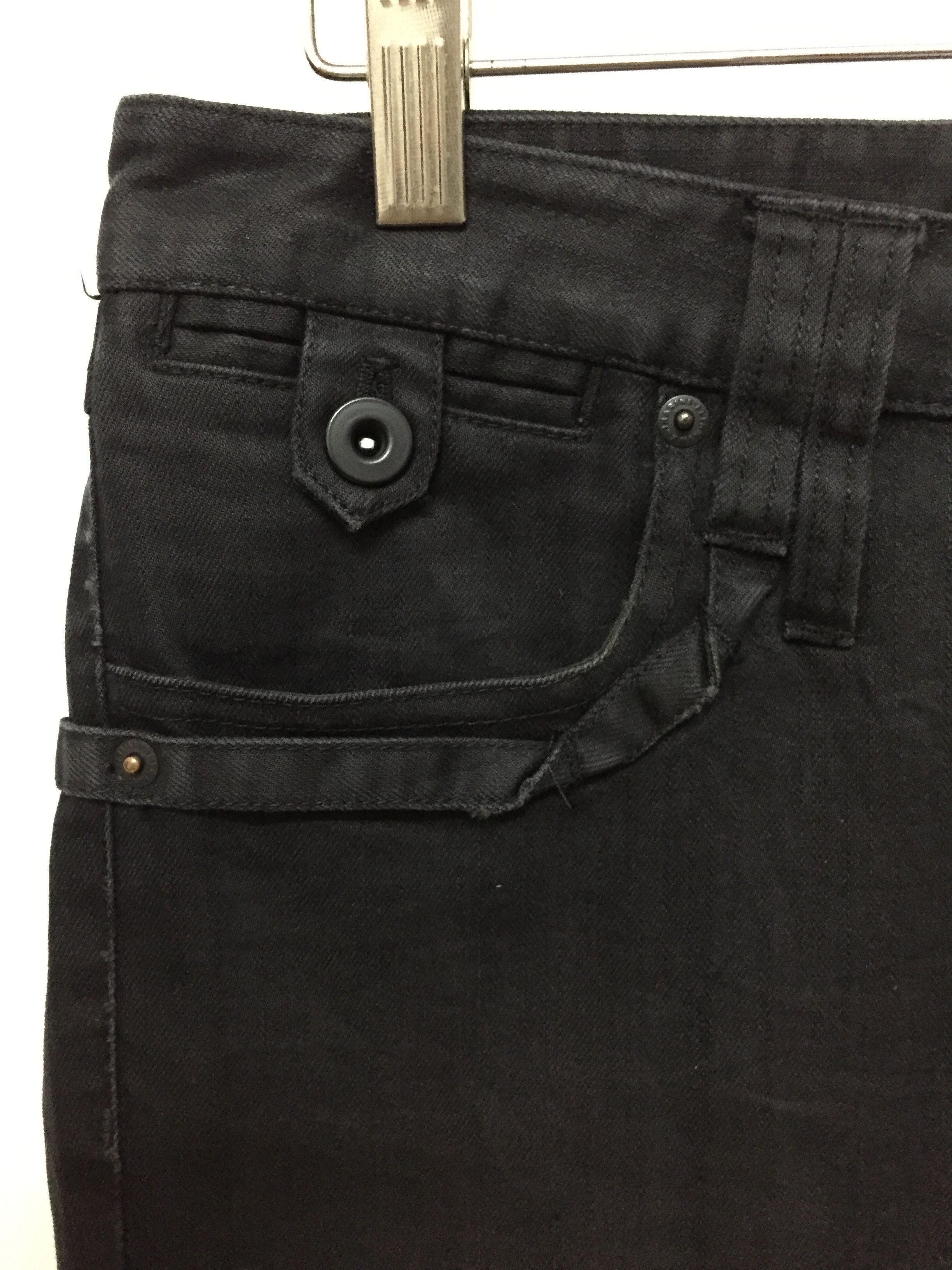 Katharine Hamnett London Six Pocket Black Denim Size US 31 - 6 Thumbnail