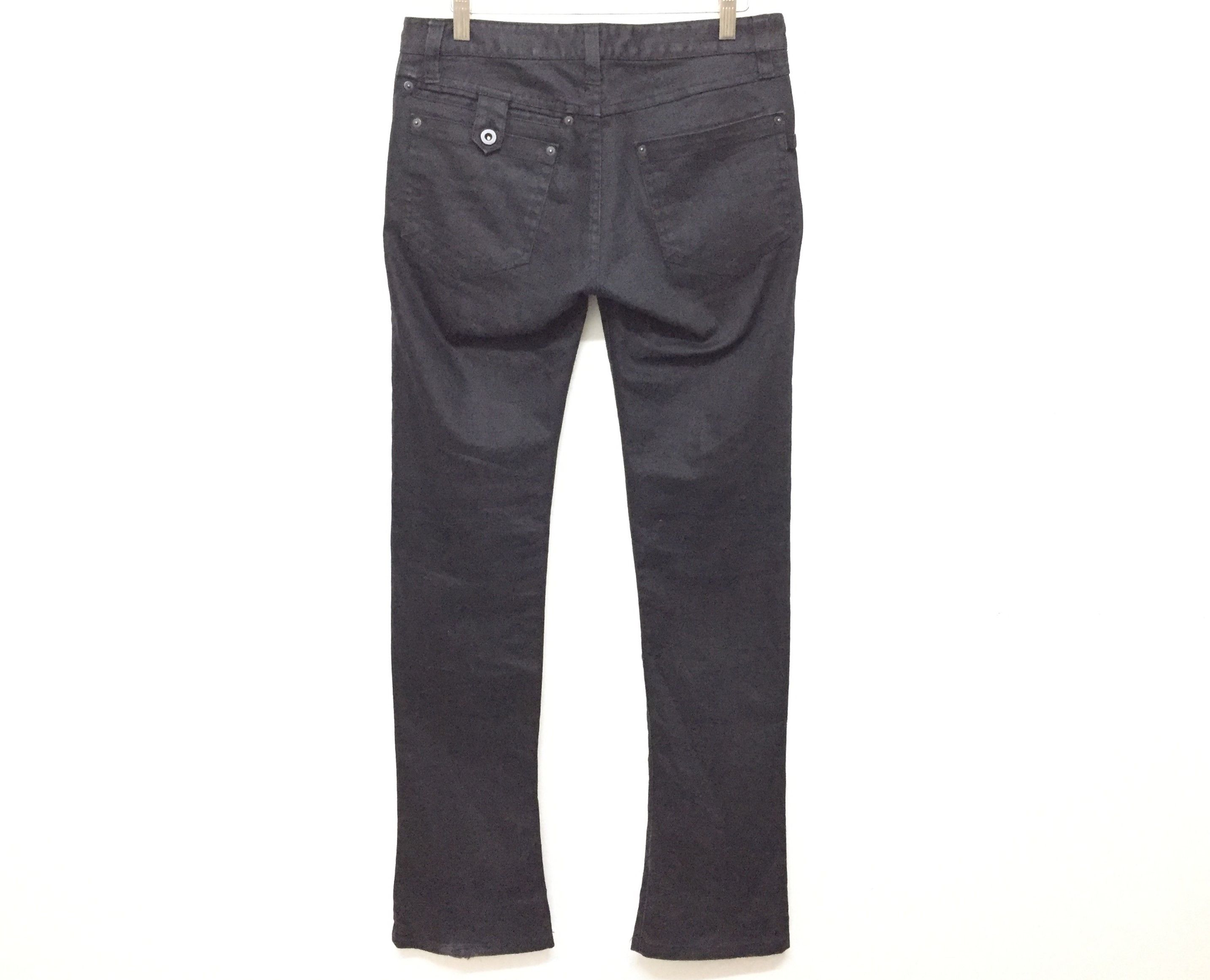 Katharine Hamnett London Six Pocket Black Denim Size US 31 - 2 Thumbnail