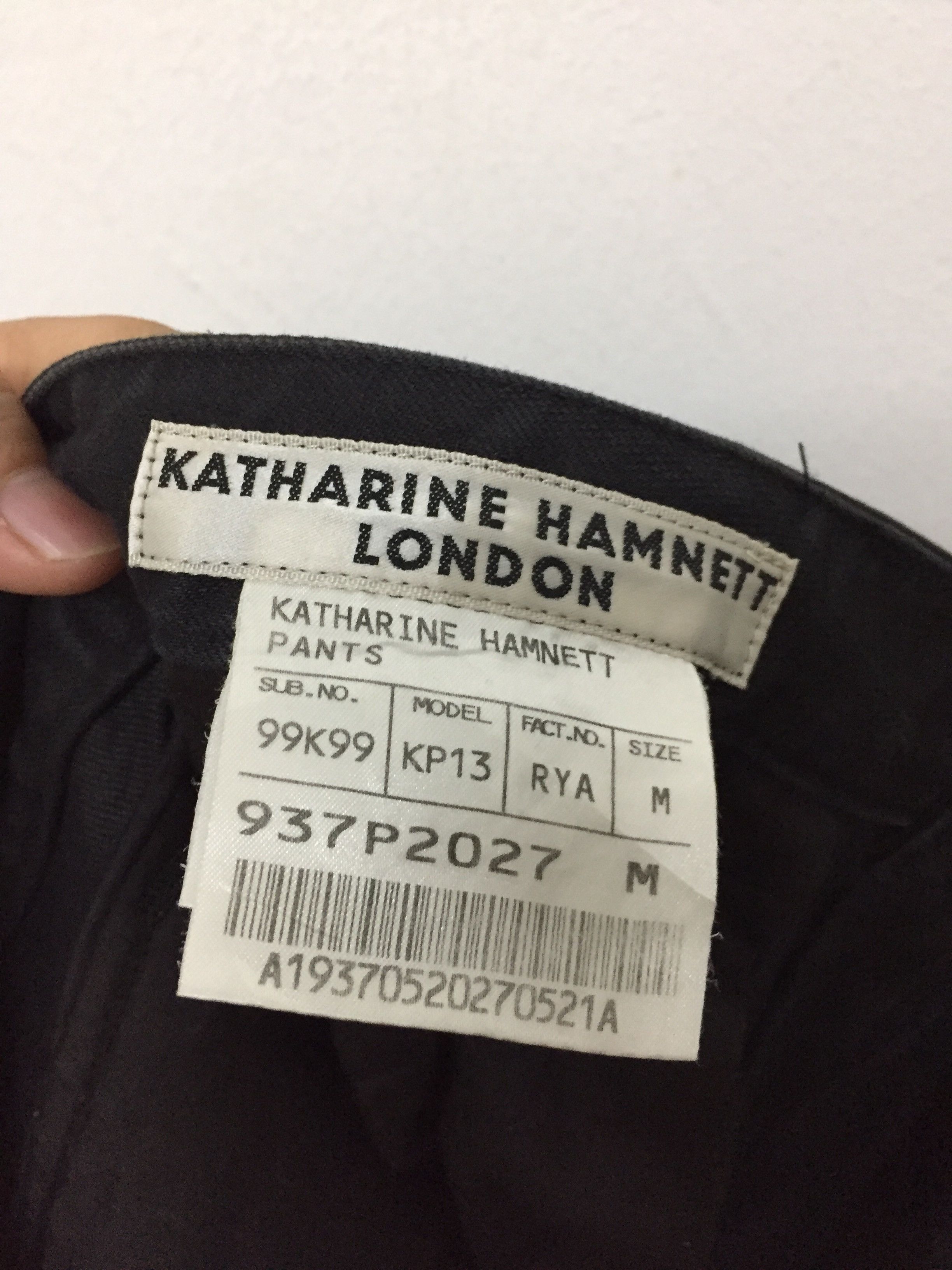 Katharine Hamnett London Six Pocket Black Denim Size US 31 - 10 Thumbnail