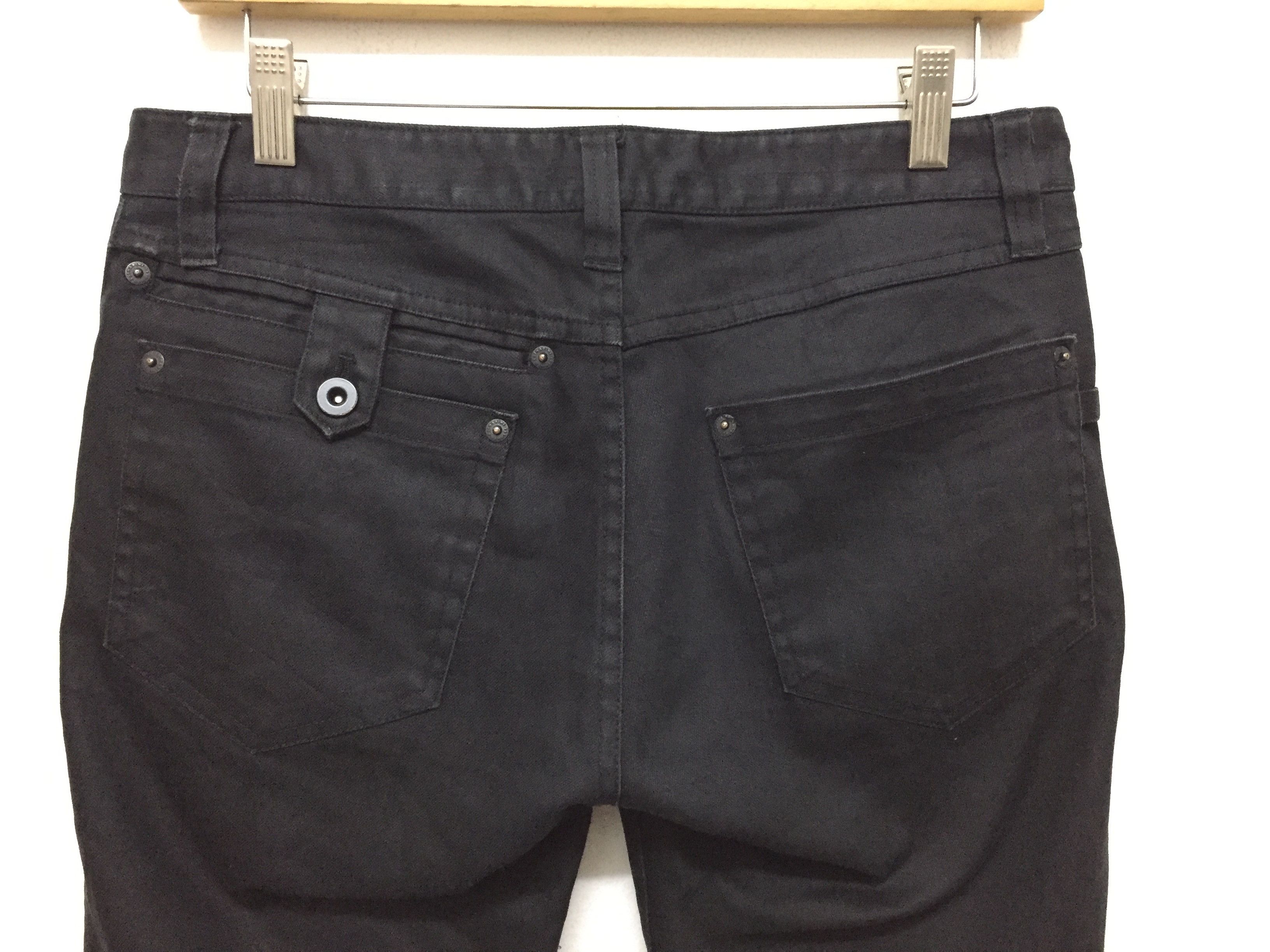 Katharine Hamnett London Six Pocket Black Denim Size US 31 - 3 Thumbnail