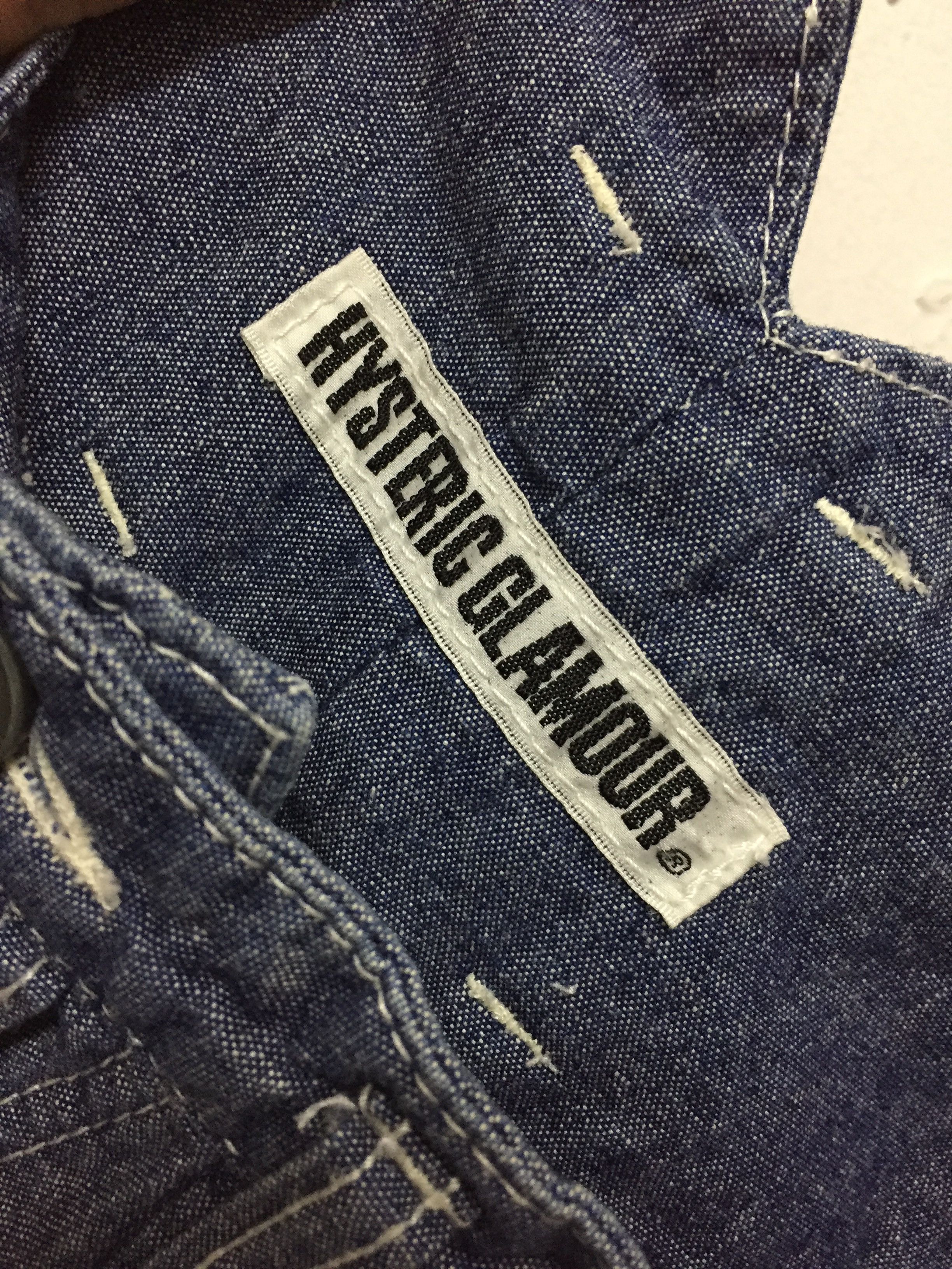 Hysteric Glamour 80's Hysteric fishtail contra stitch pants Size US 30 / EU 46 - 12 Thumbnail