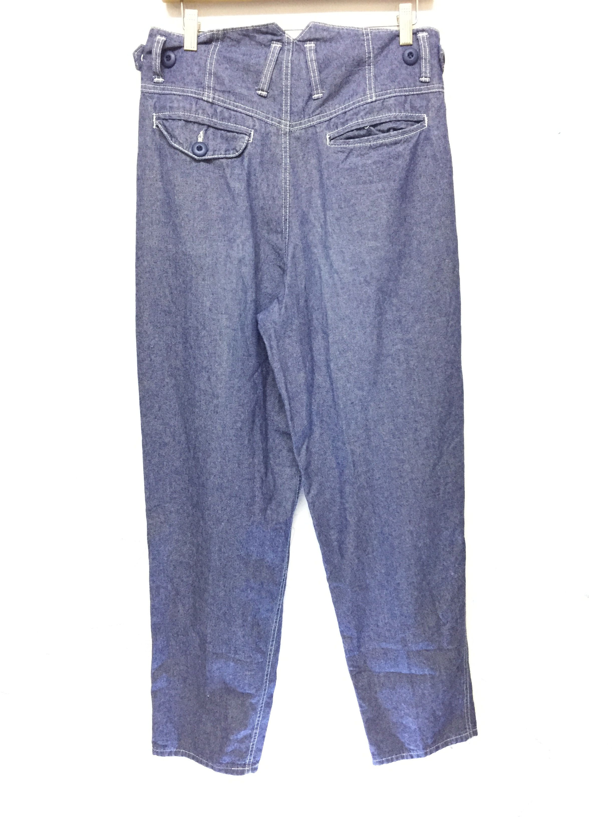 Hysteric Glamour 80's Hysteric fishtail contra stitch pants Size US 30 / EU 46 - 8 Thumbnail