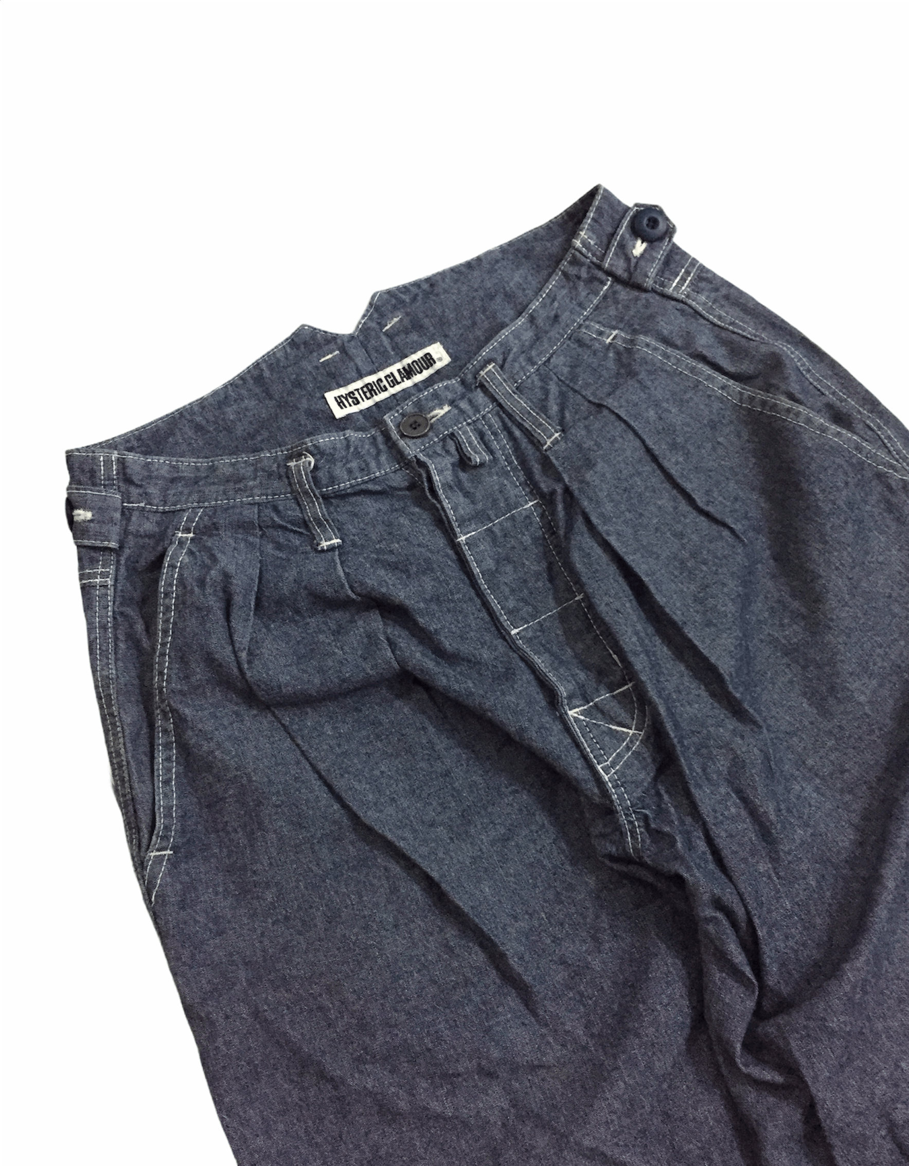 Hysteric Glamour 80's Hysteric fishtail contra stitch pants Size US 30 / EU 46 - 1 Thumbnail