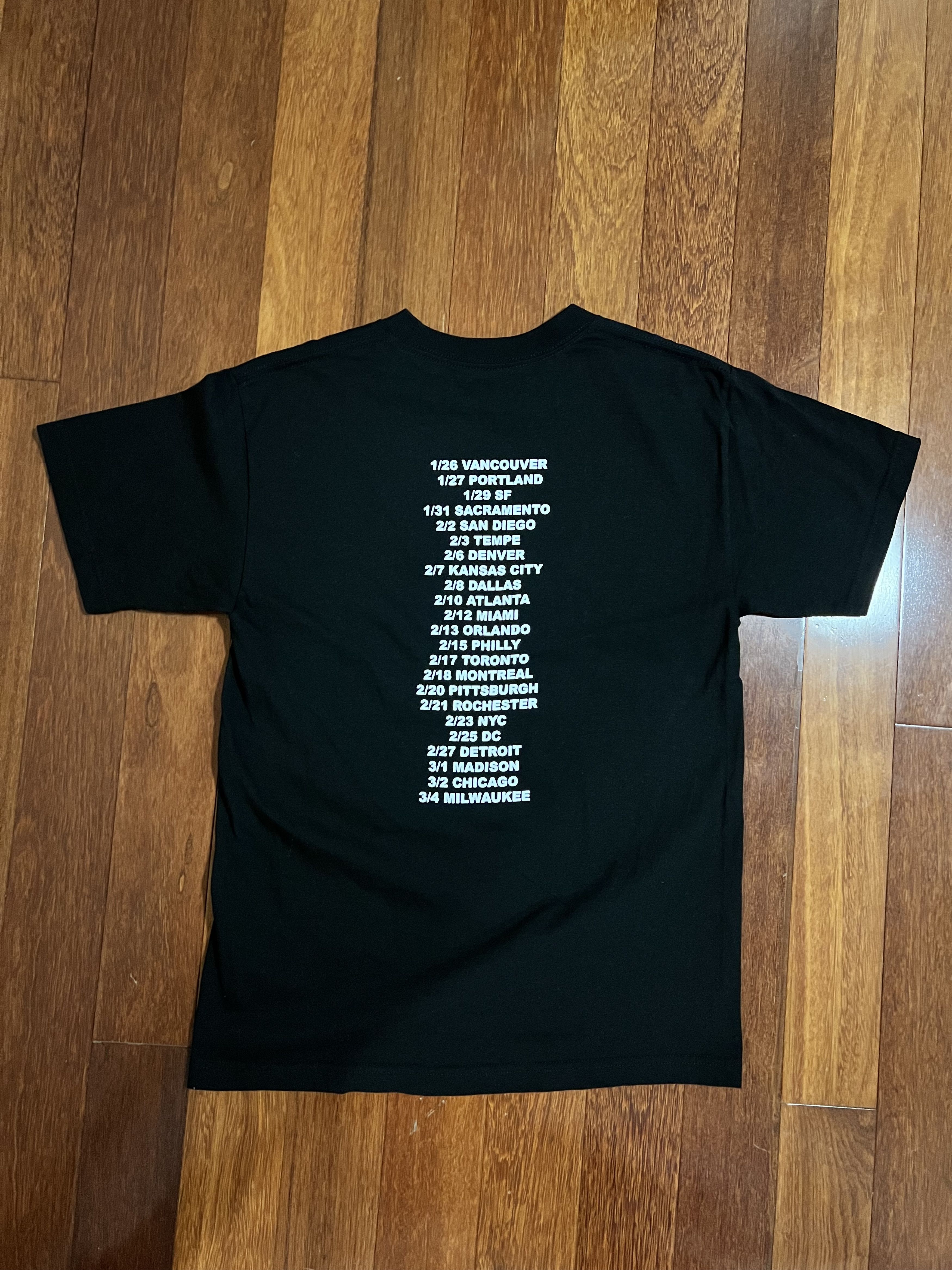 Golf Wang 💚 Golf Wang Tyler x Vince Staples Tour Tee Black Size US M / EU 48-50 / 2 - 2 Thumbnail