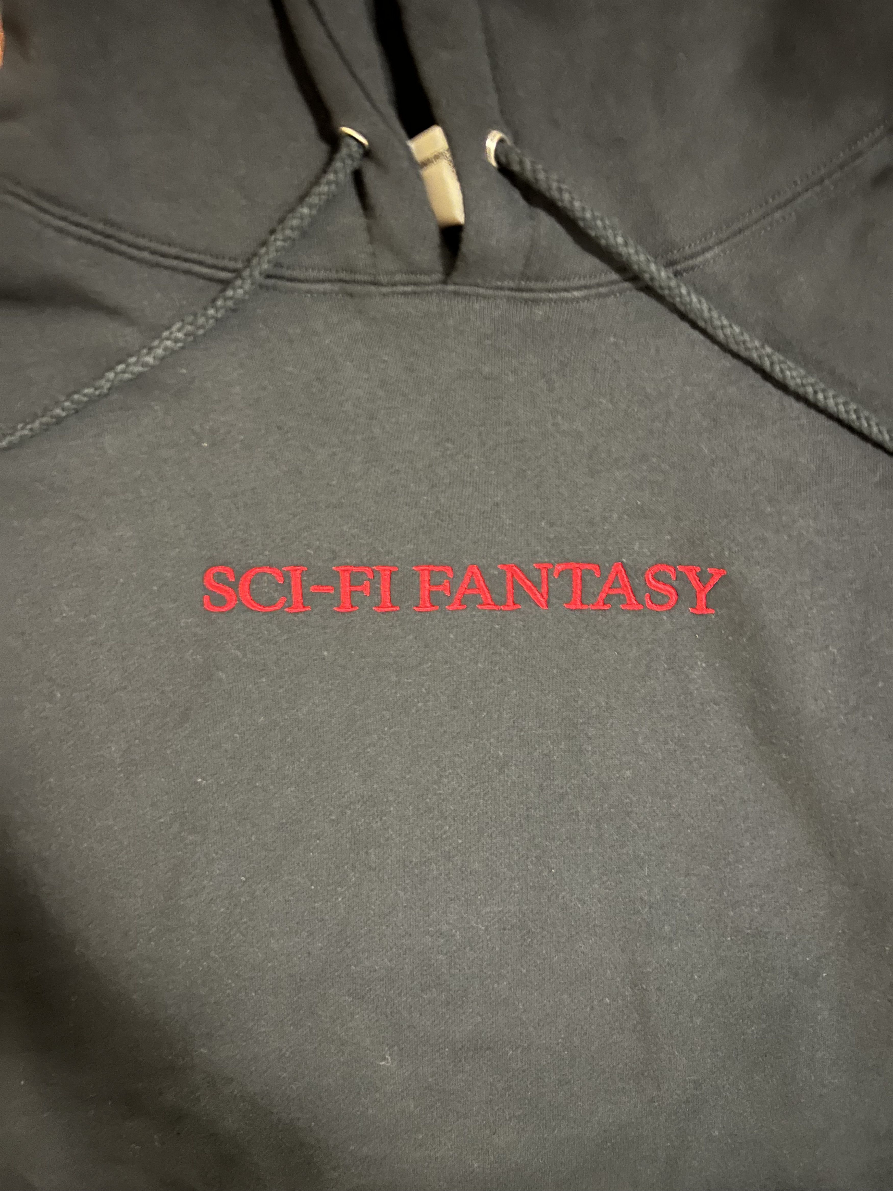 Sci-Fi Fantasy 💚 Sci-Fi Fantasy Embroidered Logo Hoodie Navy Large NEW Size US L / EU 52-54 / 3 - 7 Thumbnail