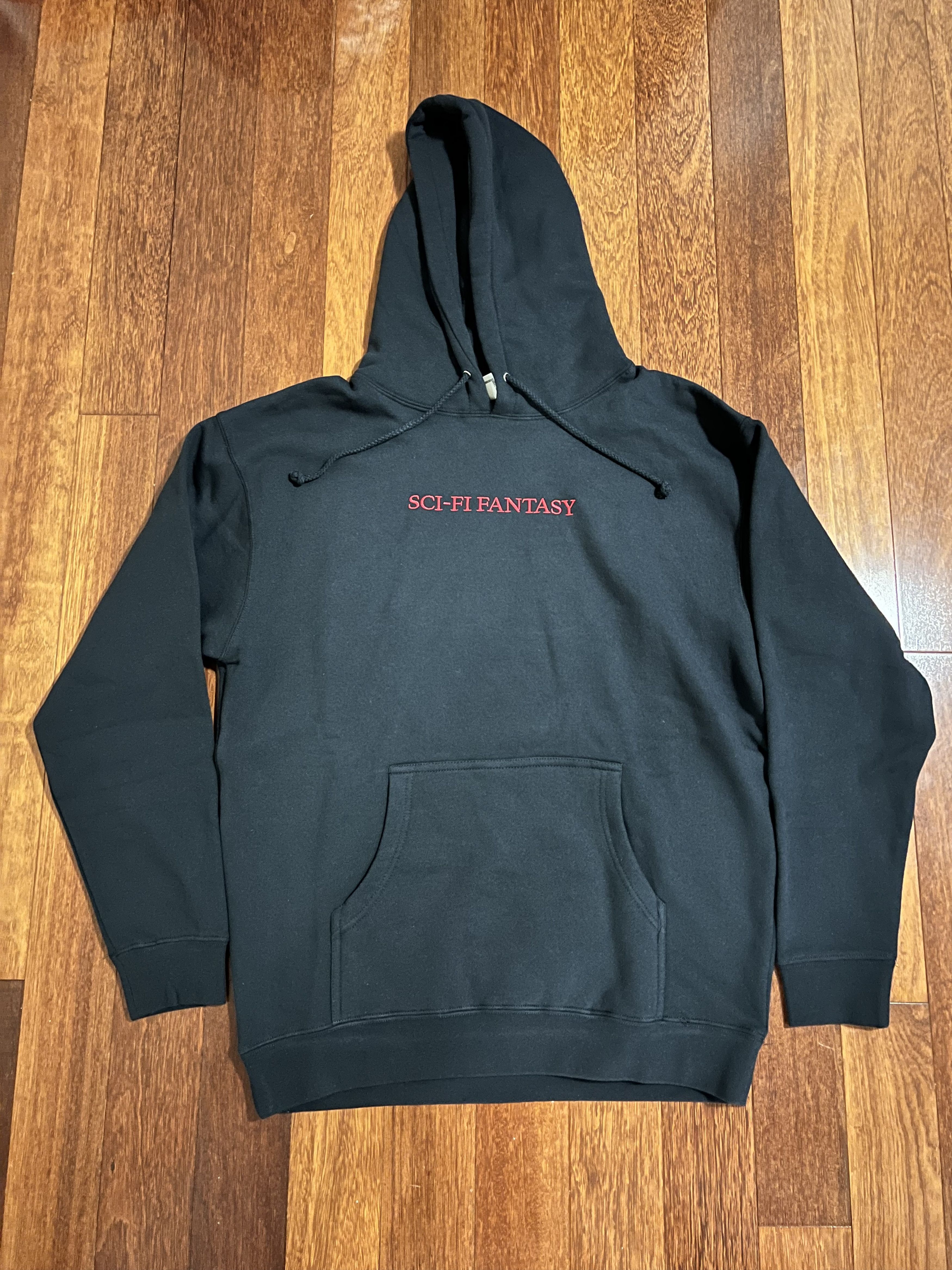 Sci-Fi Fantasy 💚 Sci-Fi Fantasy Embroidered Logo Hoodie Navy Large NEW Size US L / EU 52-54 / 3 - 3 Thumbnail