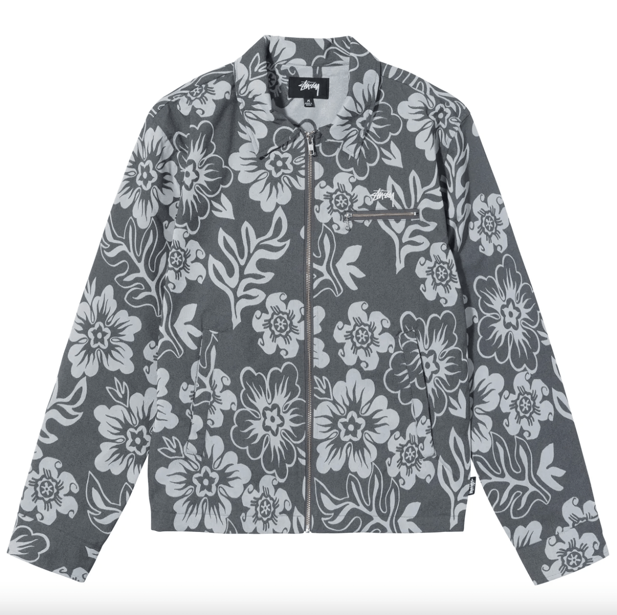 Stussy Brand New Boxy Linen Zip Jacket | Grailed