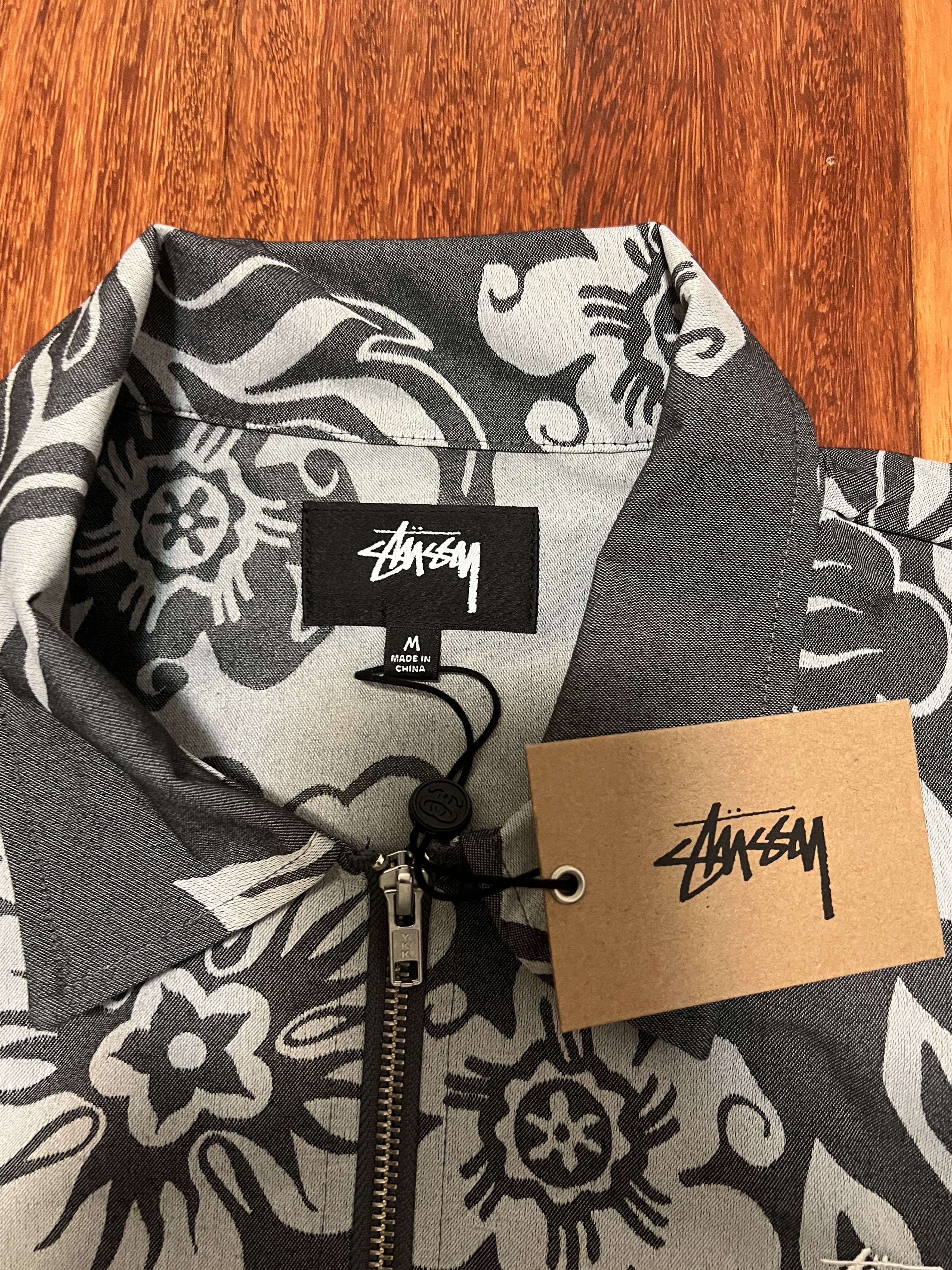 Stussy 💚 SS21 Stussy Hawaiian Zip Jacket Medium NEW Size US M / EU 48-50 / 2 - 8 Thumbnail
