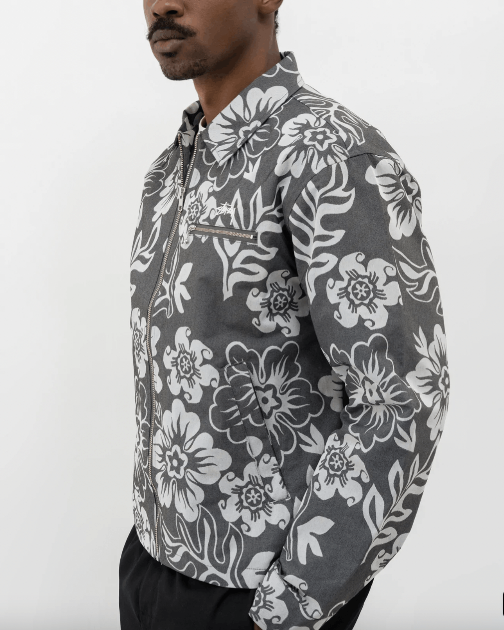 Stussy 💚 SS21 Stussy Hawaiian Zip Jacket Medium NEW Size US M / EU 48-50 / 2 - 4 Thumbnail