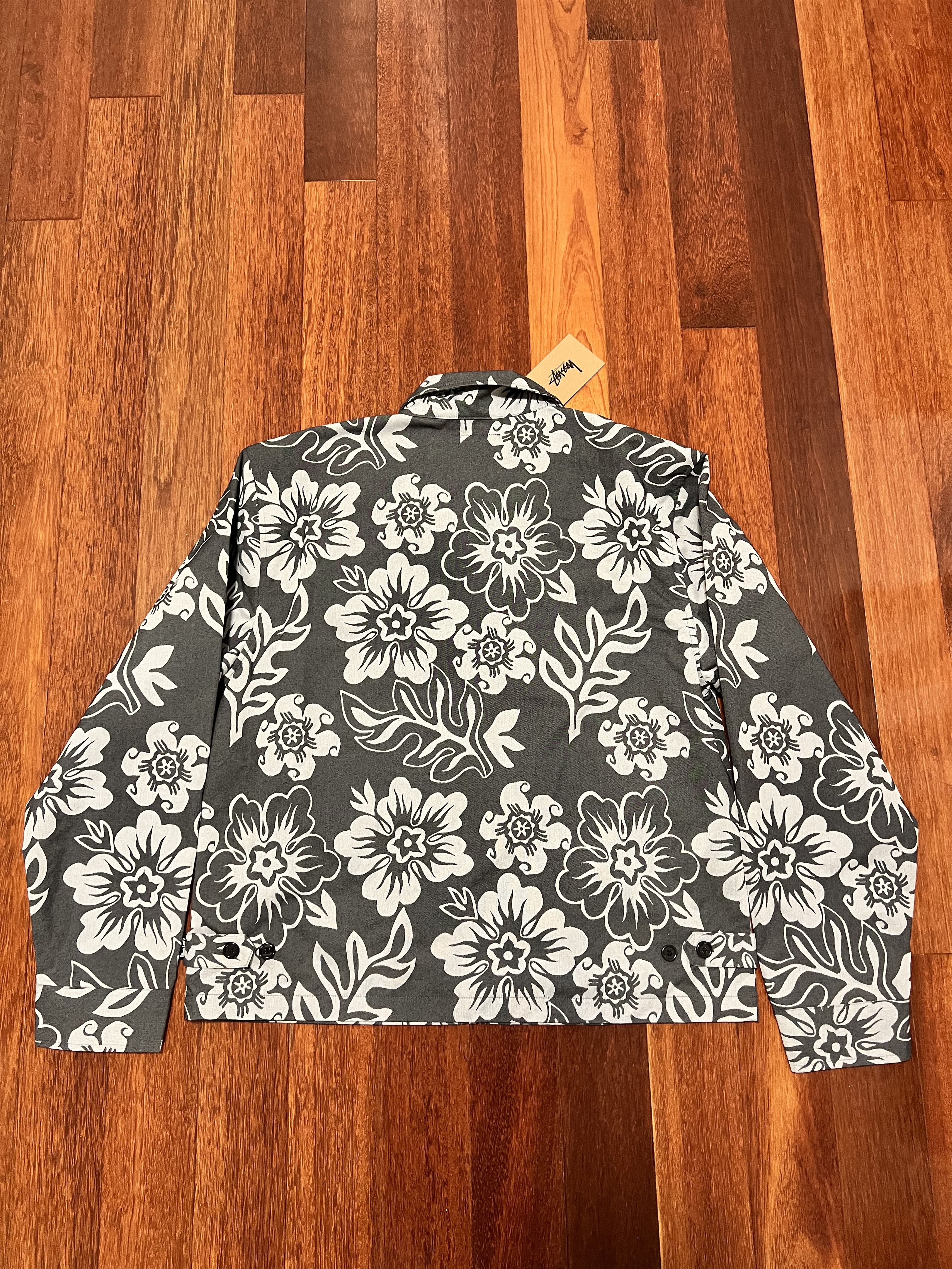 Stussy 💚 SS21 Stussy Hawaiian Zip Jacket Medium NEW Size US M / EU 48-50 / 2 - 7 Thumbnail