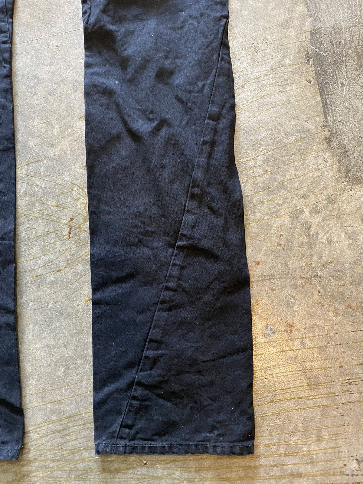 Attachment × Kazuyuki Kumagai Attachment Black twist cut pants Size US 29 - 5 Thumbnail