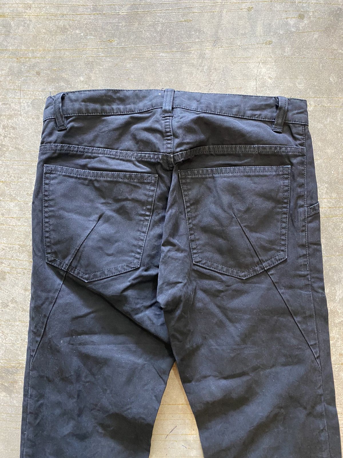 Attachment × Kazuyuki Kumagai Attachment Black twist cut pants Size US 29 - 8 Thumbnail