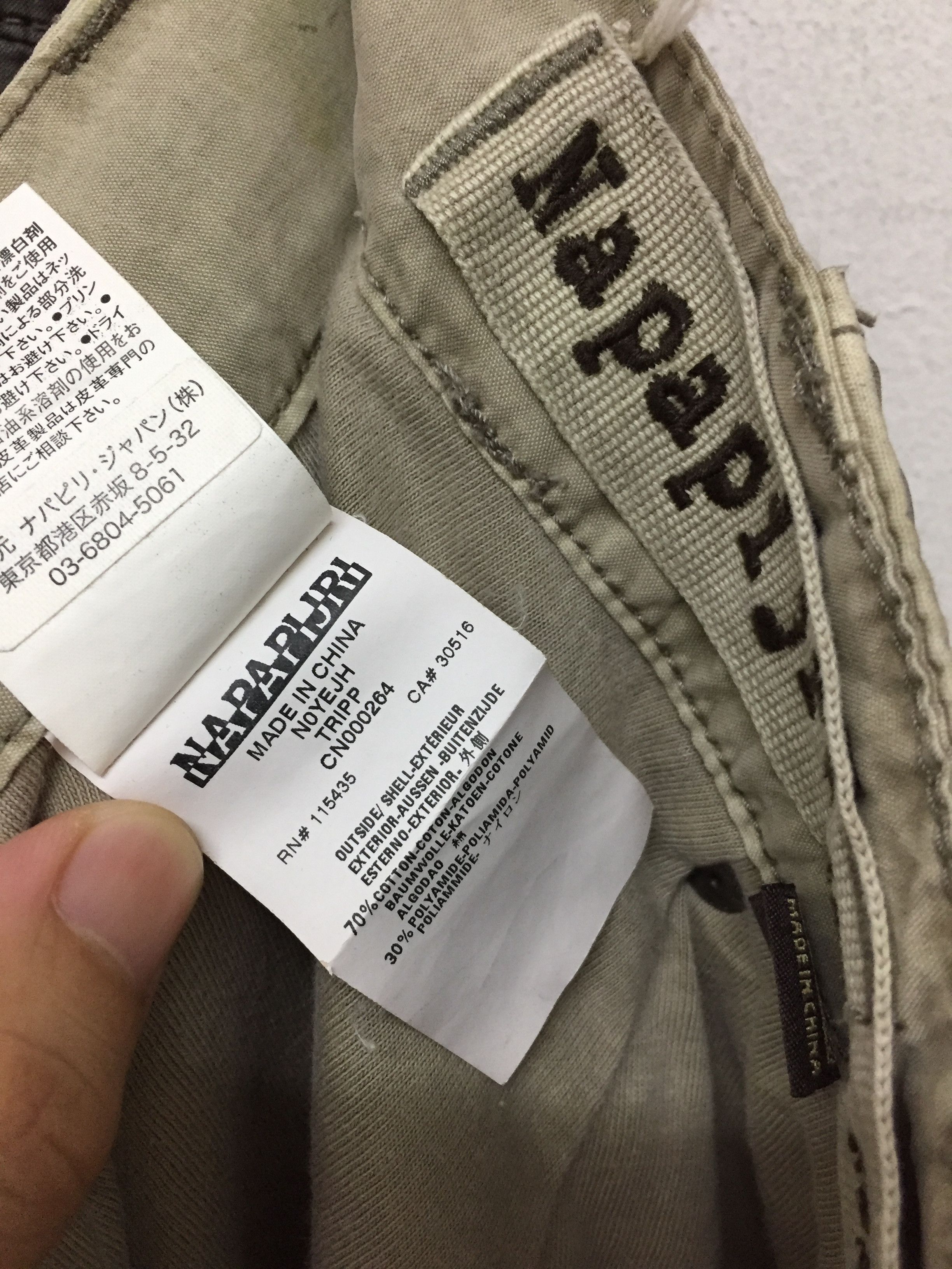Napapijri Mud Wash Multipocket Cargo pants Size US 34 / EU 50 - 12 Thumbnail