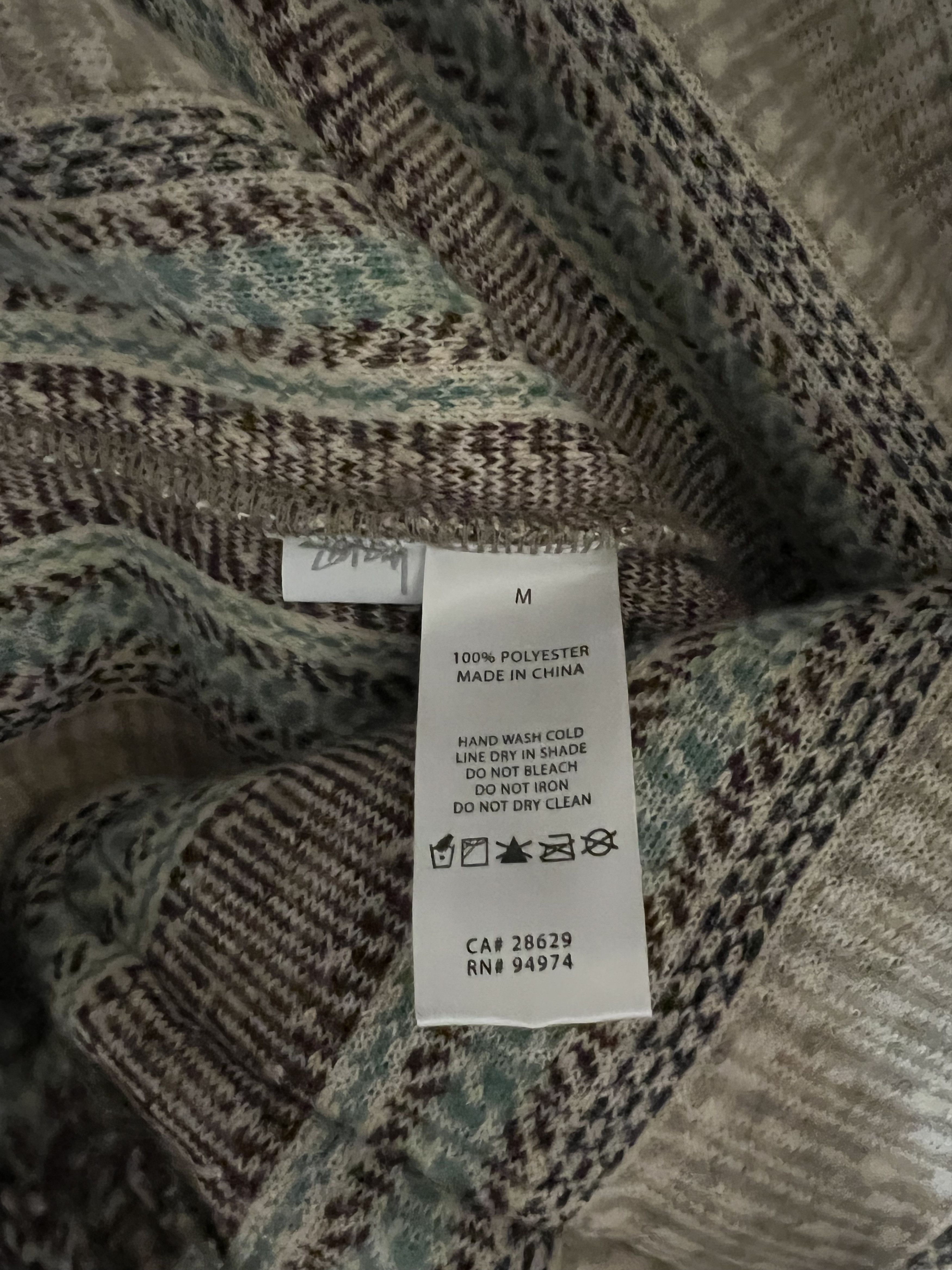Stussy 💚 SS21 Stussy Sherpa Fleece Hoodie Medium NEW Size US M / EU 48-50 / 2 - 6 Thumbnail