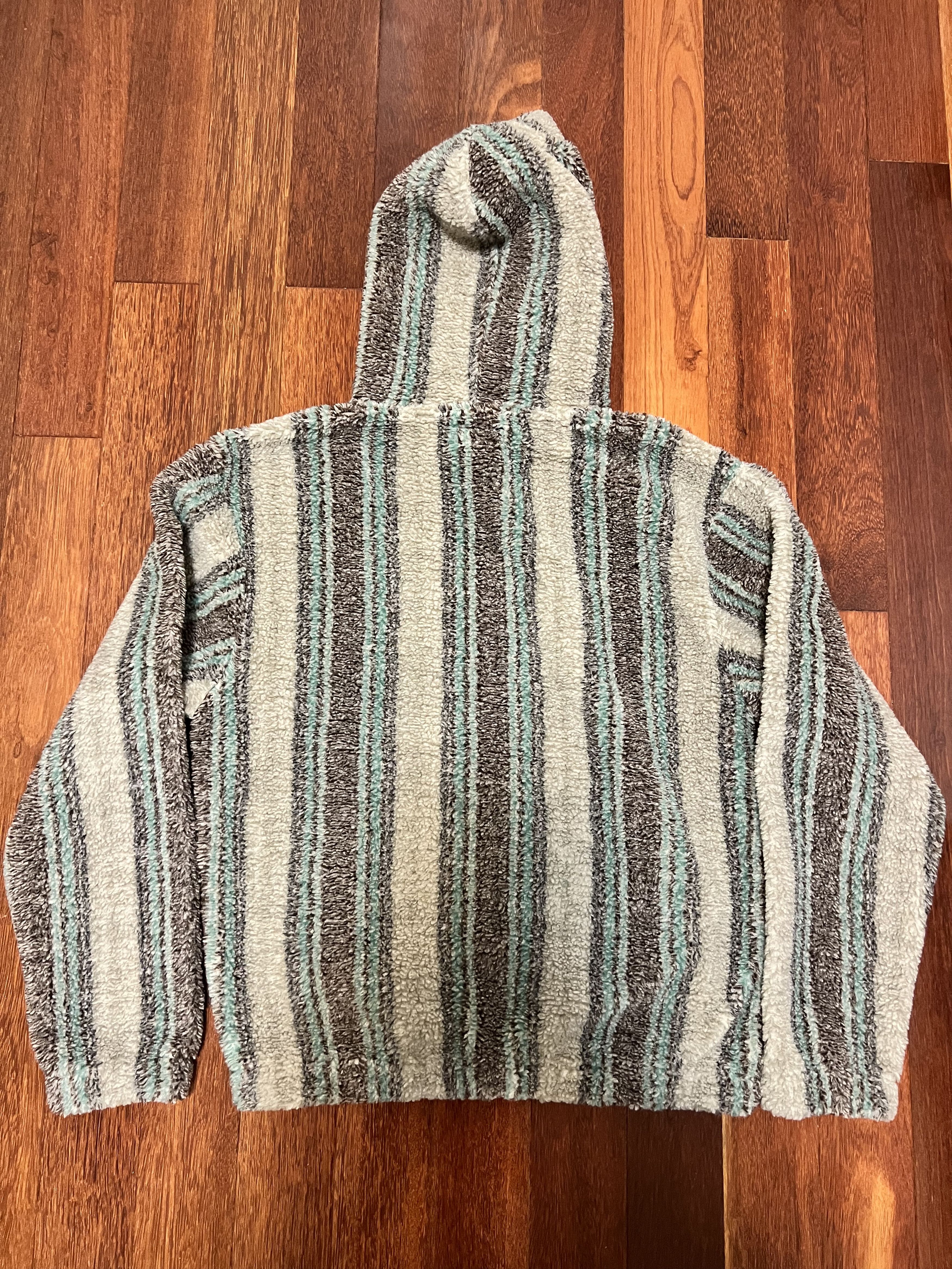 Stussy 💚 SS21 Stussy Sherpa Fleece Hoodie Medium NEW Size US M / EU 48-50 / 2 - 2 Thumbnail