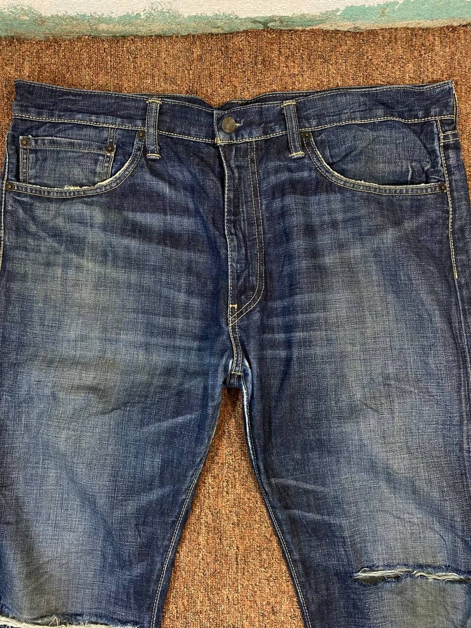 Levi's levis 508 regular tapered distressed denim Size US 39 - 7 Thumbnail