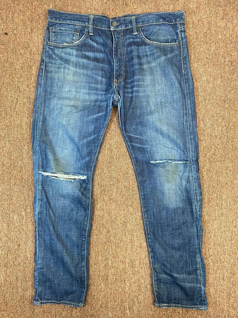 Levi's levis 508 regular tapered distressed denim Size US 39 - 2 Thumbnail