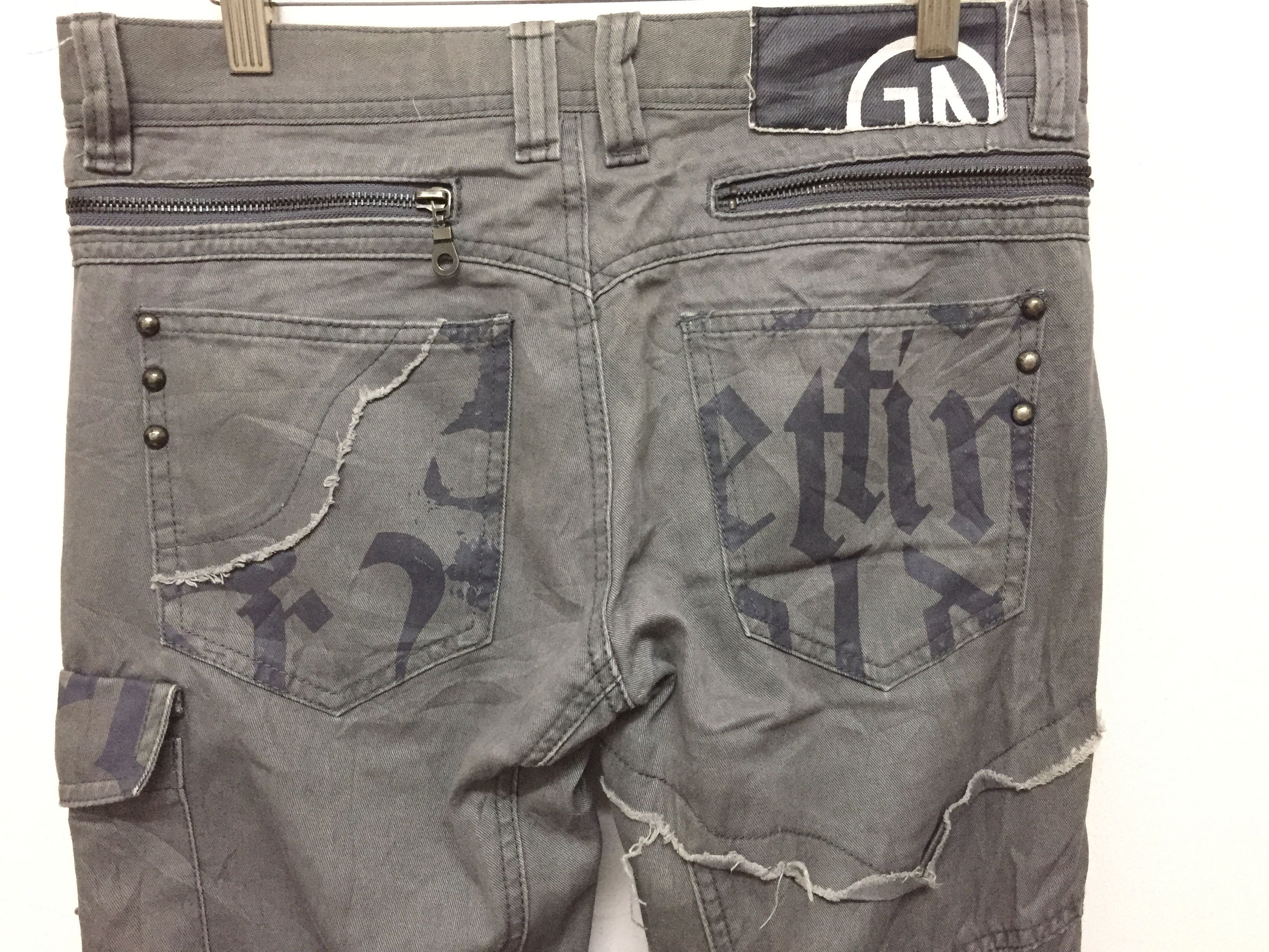 Japanese Brand GLAD NEWS Japanese brand Paneled Bondage Ankle zipper pants Size US 30 / EU 46 - 8 Thumbnail
