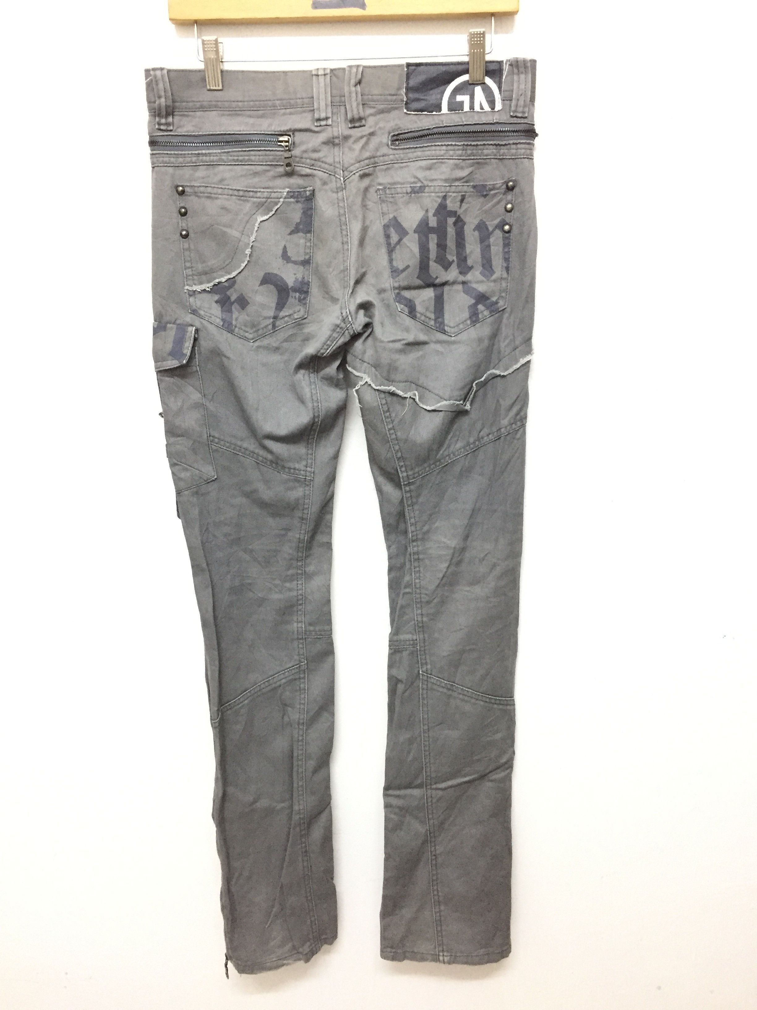 Japanese Brand GLAD NEWS Japanese brand Paneled Bondage Ankle zipper pants Size US 30 / EU 46 - 7 Thumbnail