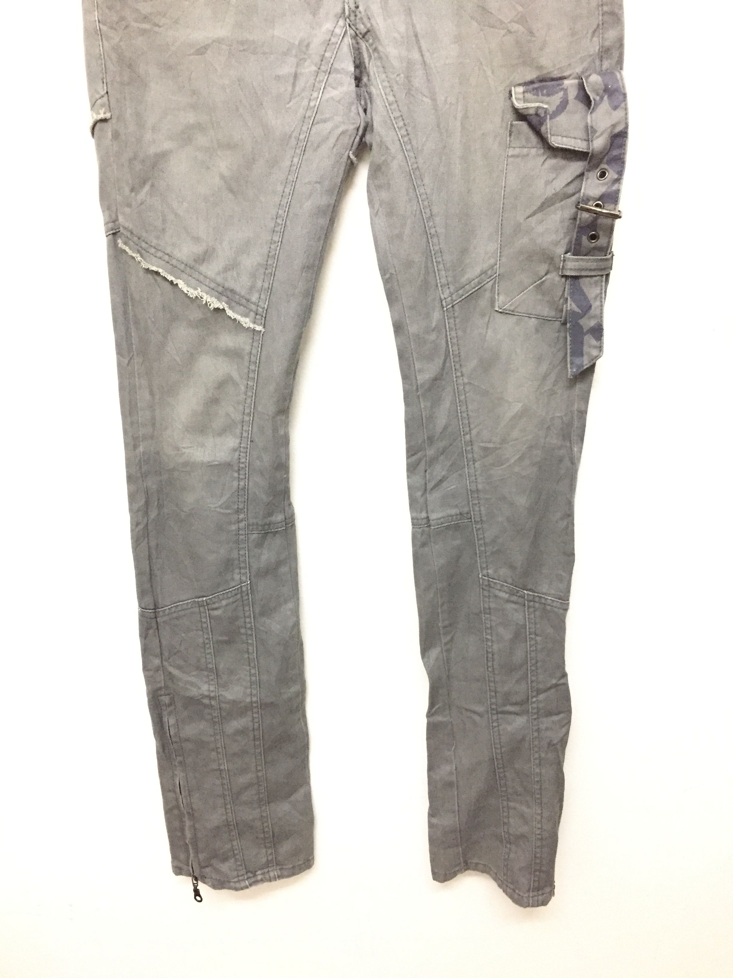 Japanese Brand GLAD NEWS Japanese brand Paneled Bondage Ankle zipper pants Size US 30 / EU 46 - 4 Thumbnail