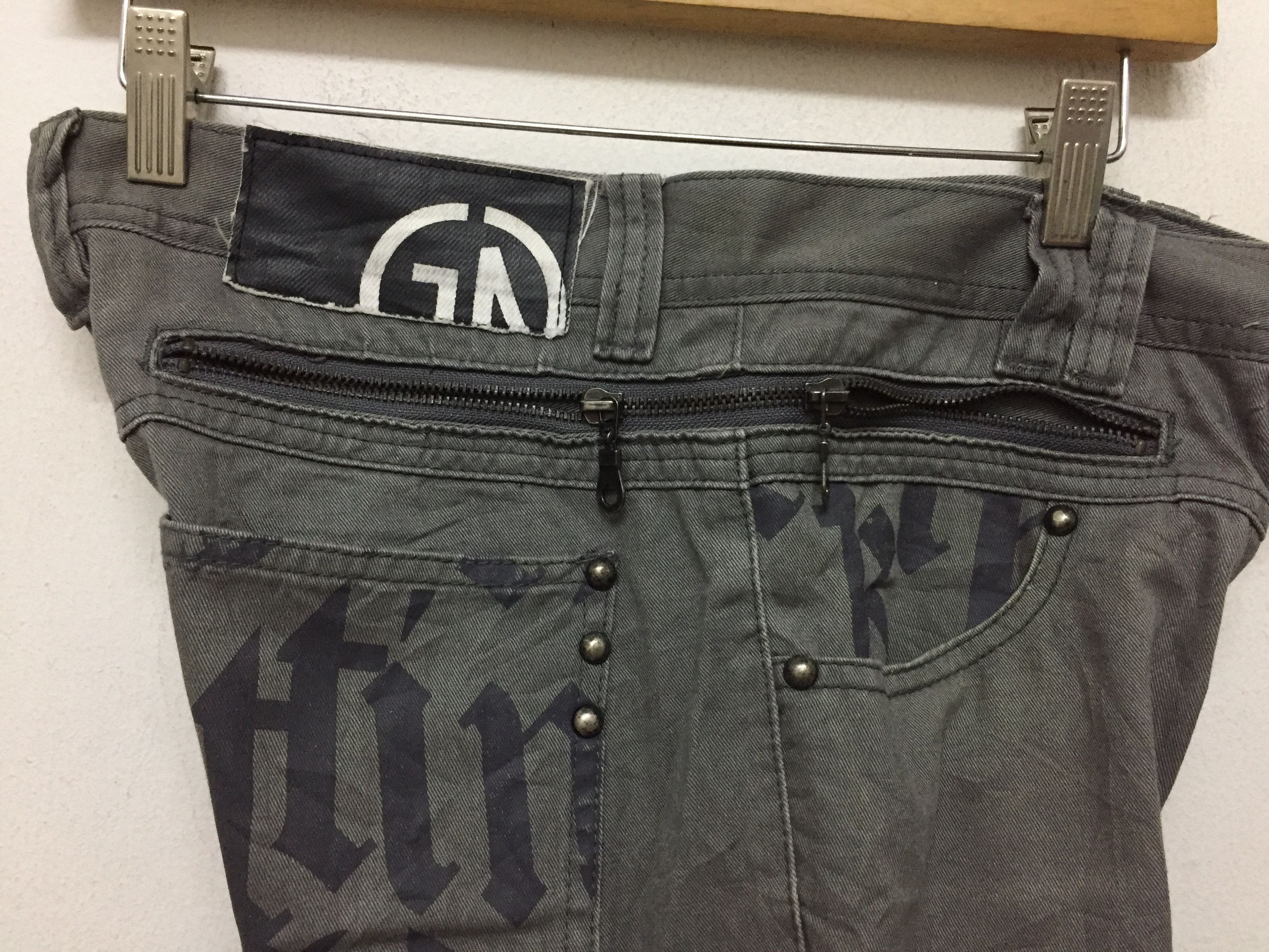 Japanese Brand GLAD NEWS Japanese brand Paneled Bondage Ankle zipper pants Size US 30 / EU 46 - 9 Thumbnail