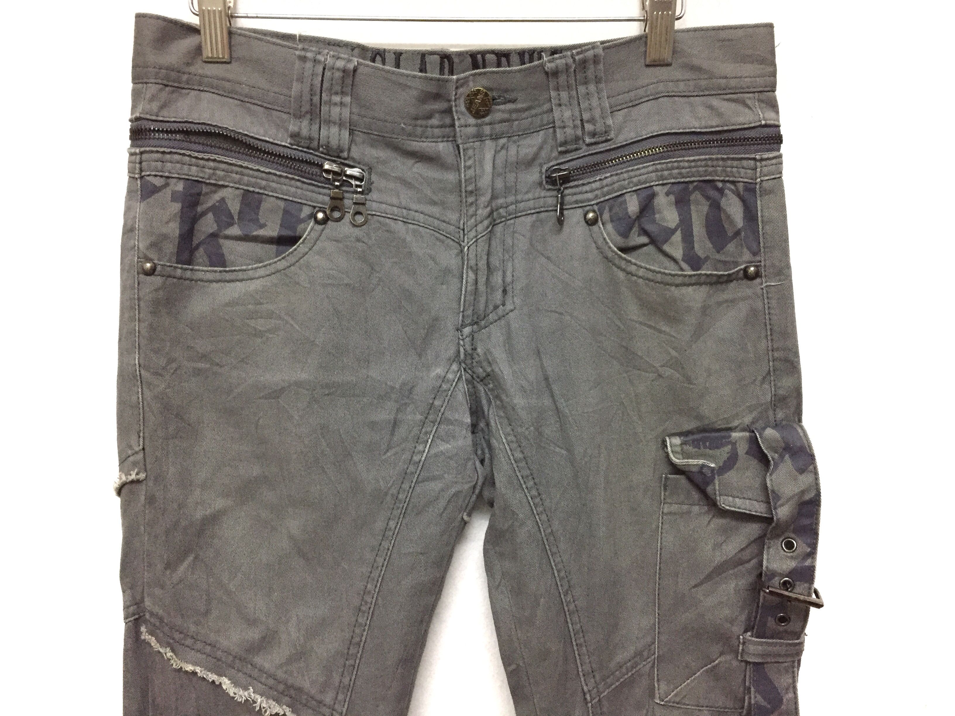 Japanese Brand GLAD NEWS Japanese brand Paneled Bondage Ankle zipper pants Size US 30 / EU 46 - 3 Thumbnail