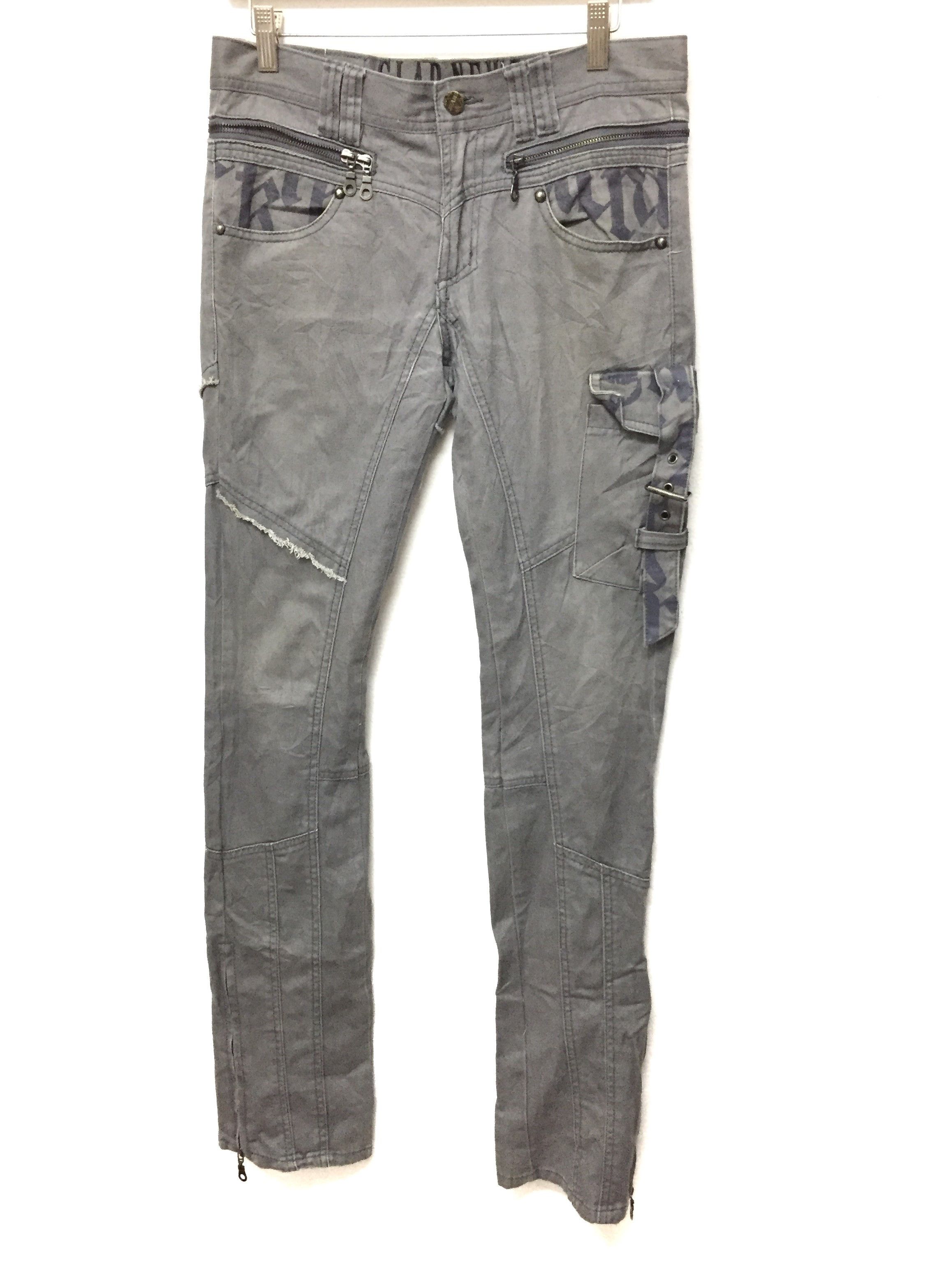Japanese Brand GLAD NEWS Japanese brand Paneled Bondage Ankle zipper pants Size US 30 / EU 46 - 1 Thumbnail