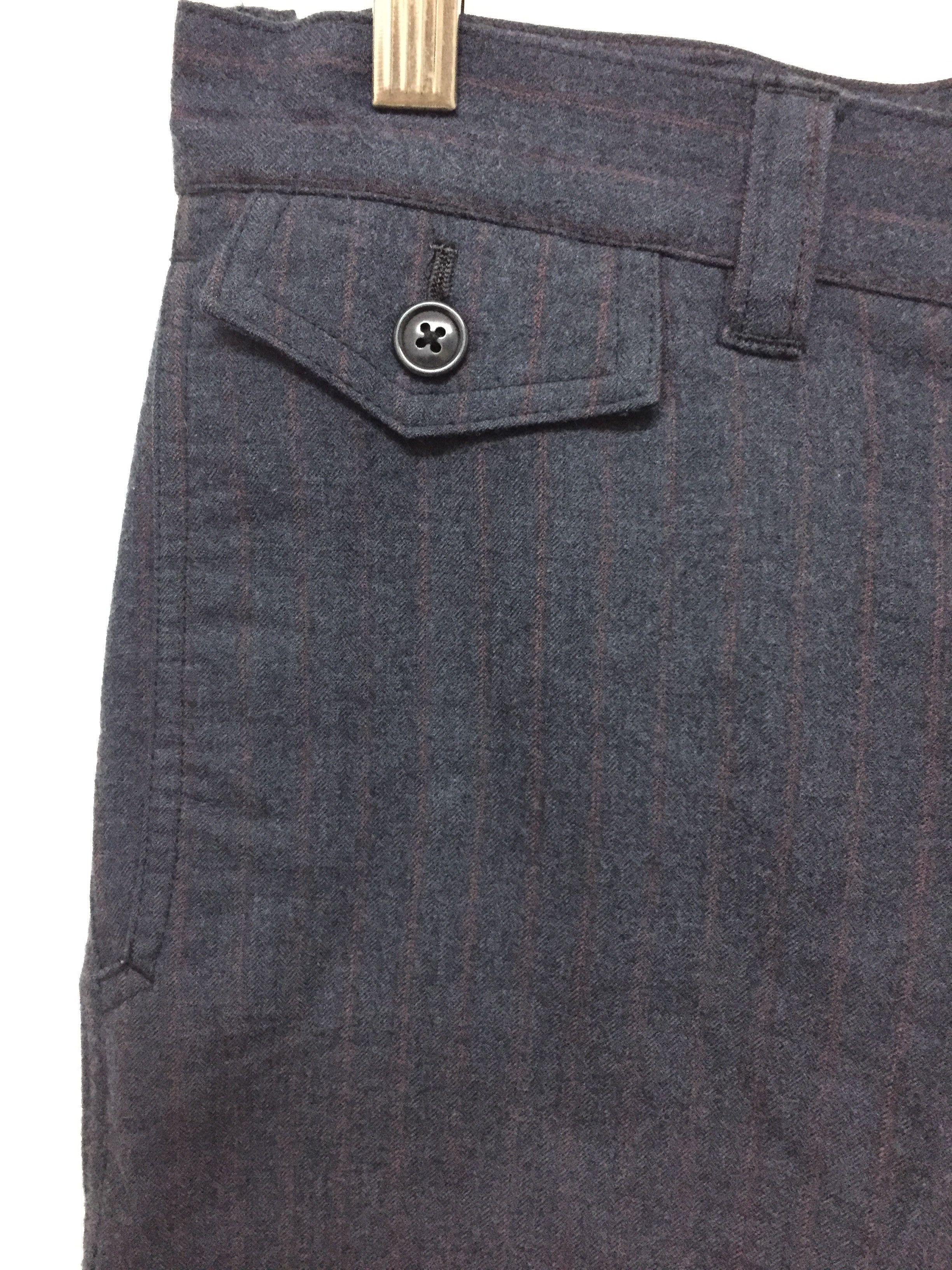 Beams Plus × Ts(S) Ts(s) x Beam 2 tone stripe wool crop pants Size US 31 - 5 Thumbnail