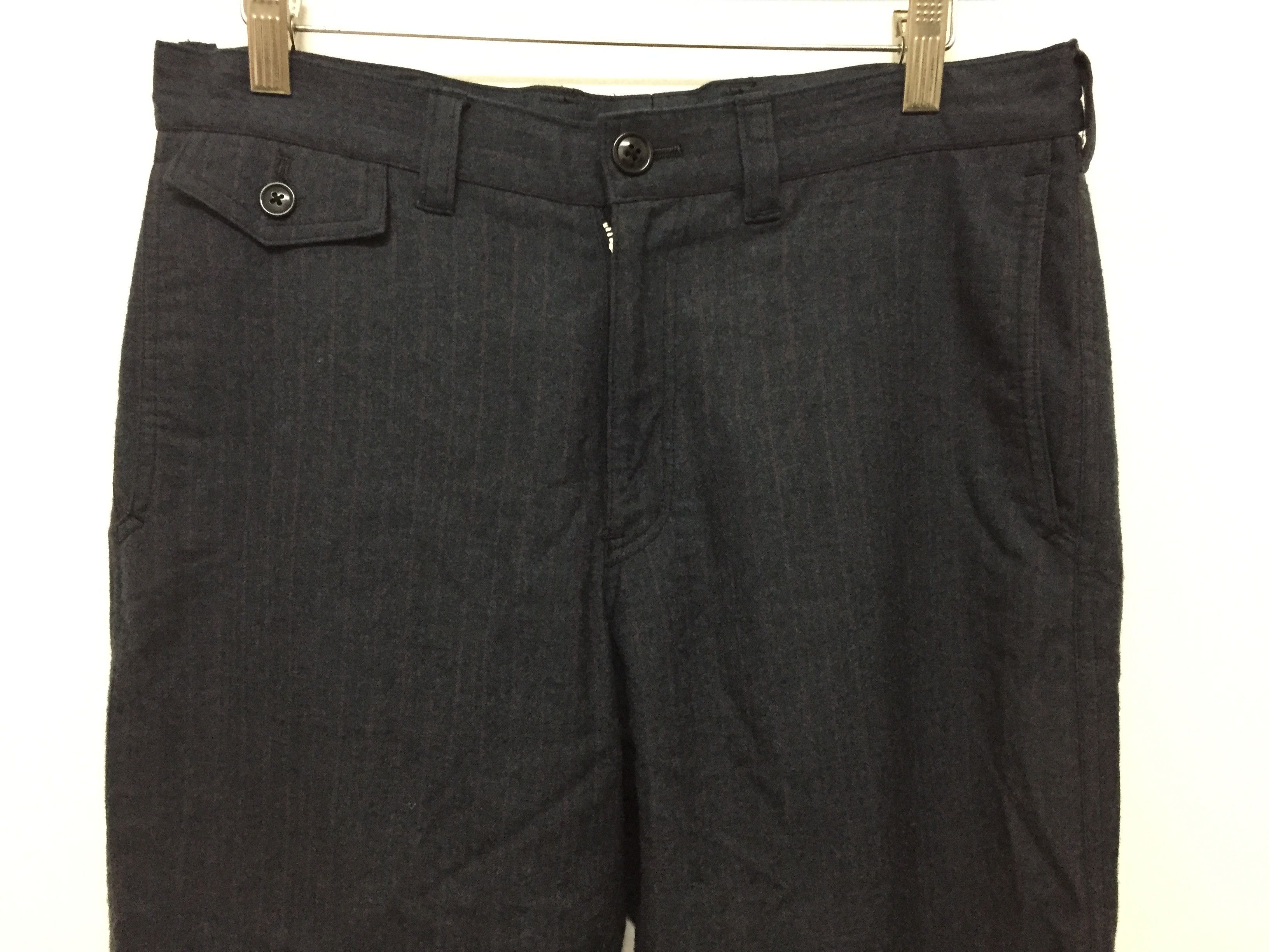 Beams Plus × Ts(S) Ts(s) x Beam 2 tone stripe wool crop pants Size US 31 - 3 Thumbnail