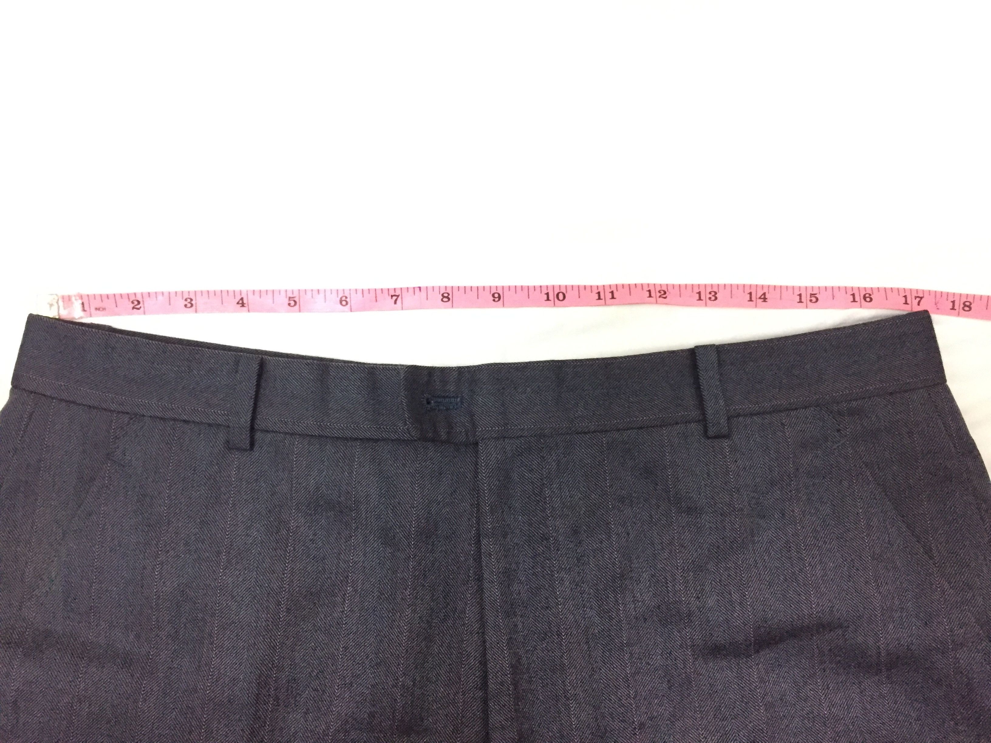 Christian Dior Monsieur 90's Christian DIOR wool Herringbone wide leg baggy classic Size US 34 / EU 50 - 9 Thumbnail