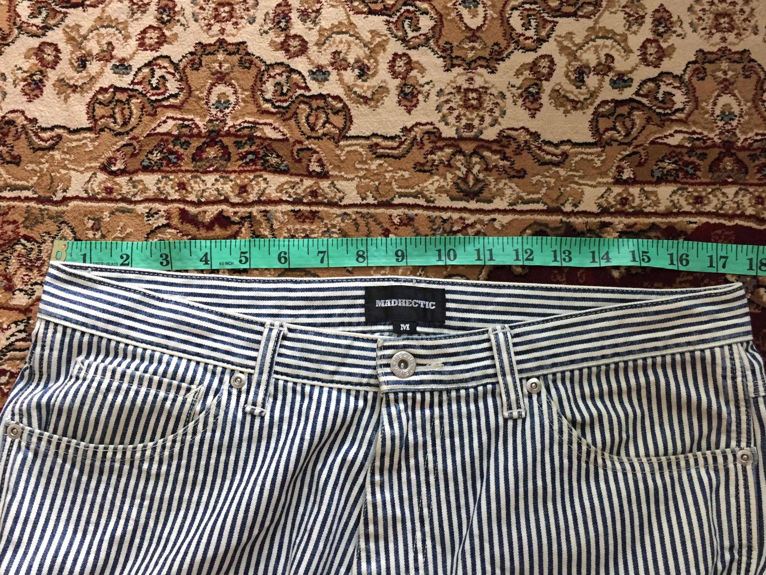 Japanese Brand × MasterPiece × Recon 90's MAD HECTIC Hickory carpenter pants Size US 34 / EU 50 - 11 Thumbnail
