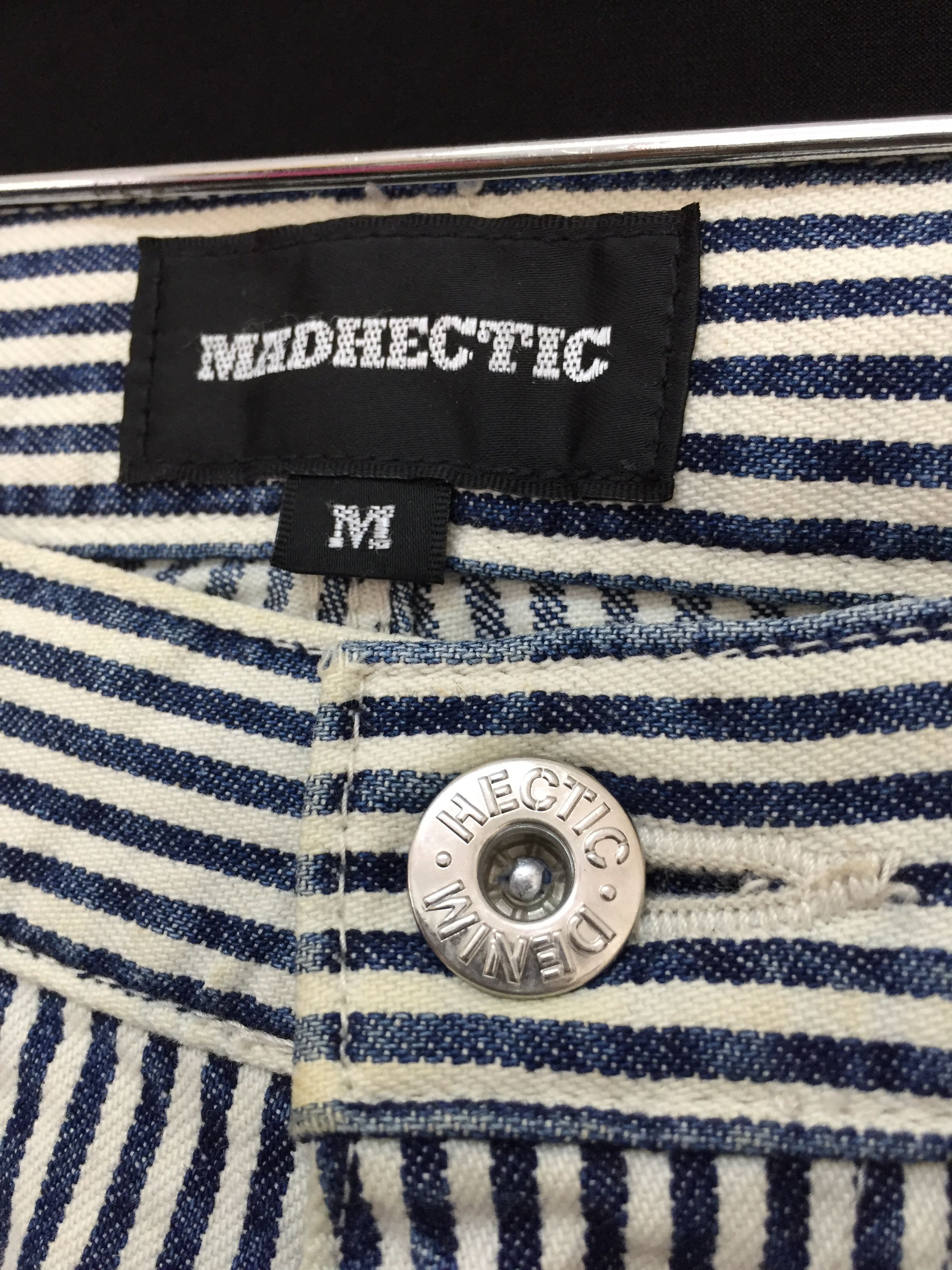 Japanese Brand × MasterPiece × Recon 90's MAD HECTIC Hickory carpenter pants Size US 34 / EU 50 - 5 Thumbnail