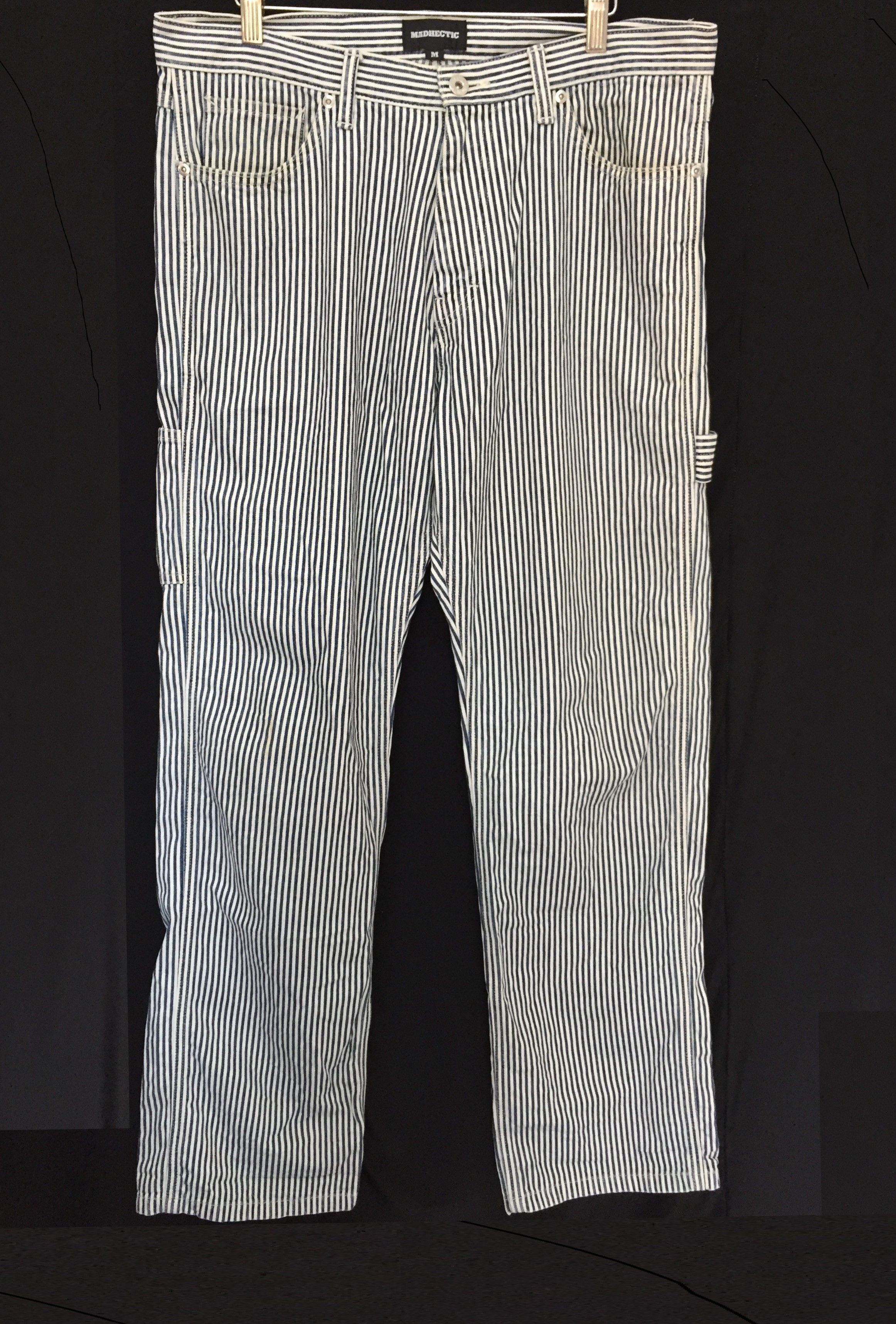 Japanese Brand × MasterPiece × Recon 90's MAD HECTIC Hickory carpenter pants Size US 34 / EU 50 - 2 Thumbnail