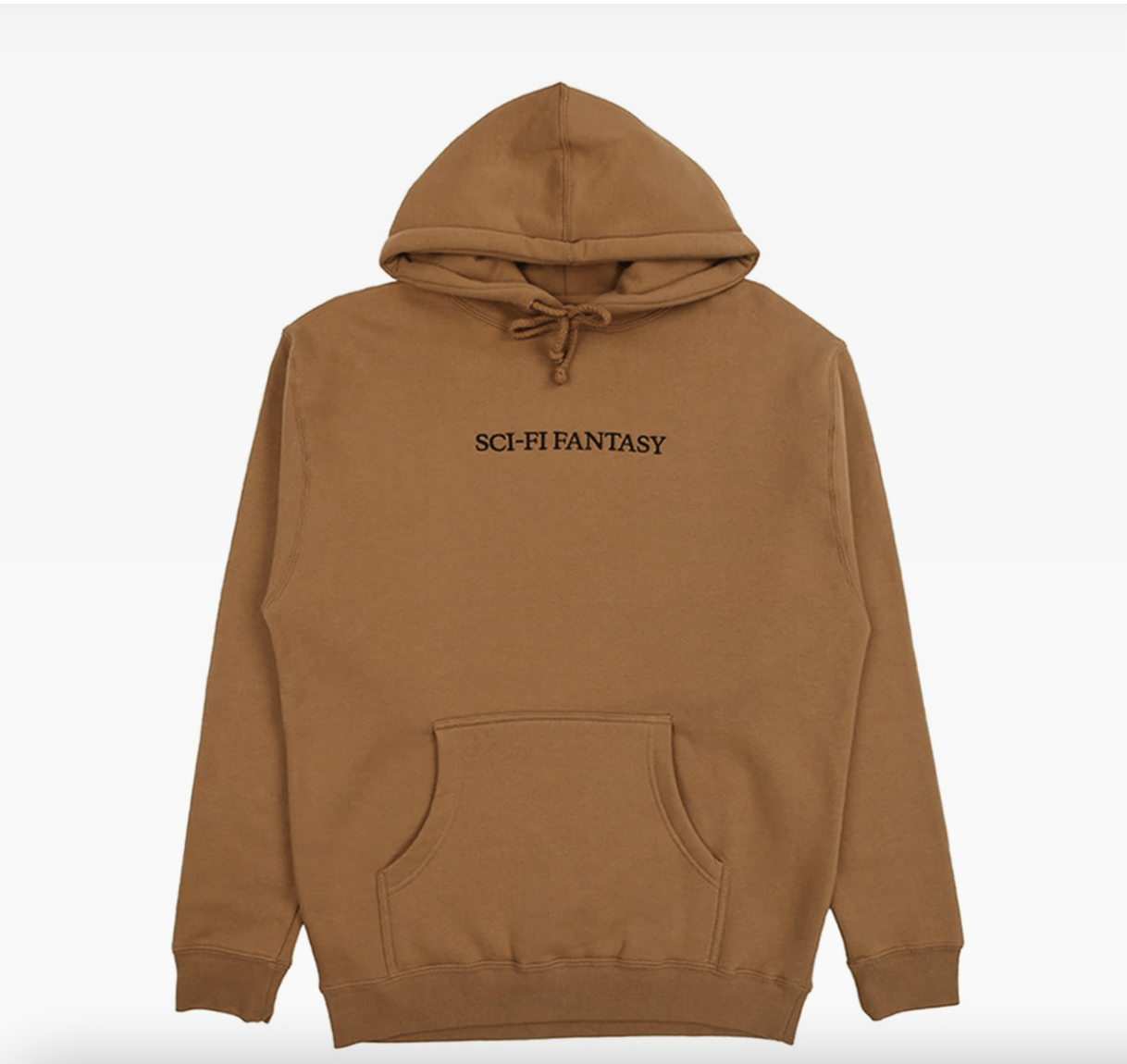 Sci-Fi Fantasy 💚 Sci-Fi Fantasy Embroidered Logo Hoodie Brown Medium NEW Size US M / EU 48-50 / 2 - 1 Thumbnail