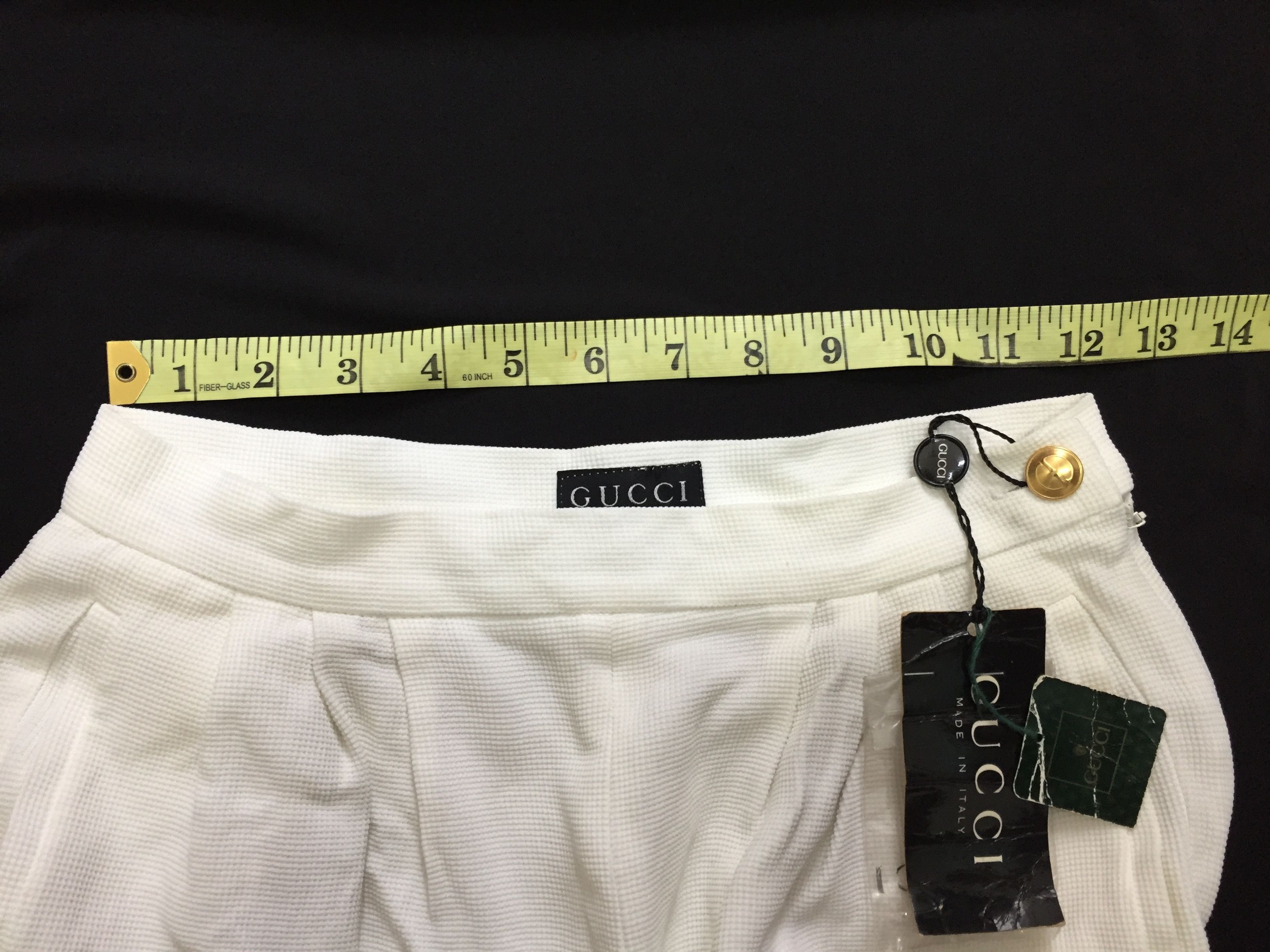 Gucci × Tom Ford × Vintage AW1994 NOS GUCCI wafer high rise pants Size 24" / US 00 / IT 34 - 14 Thumbnail