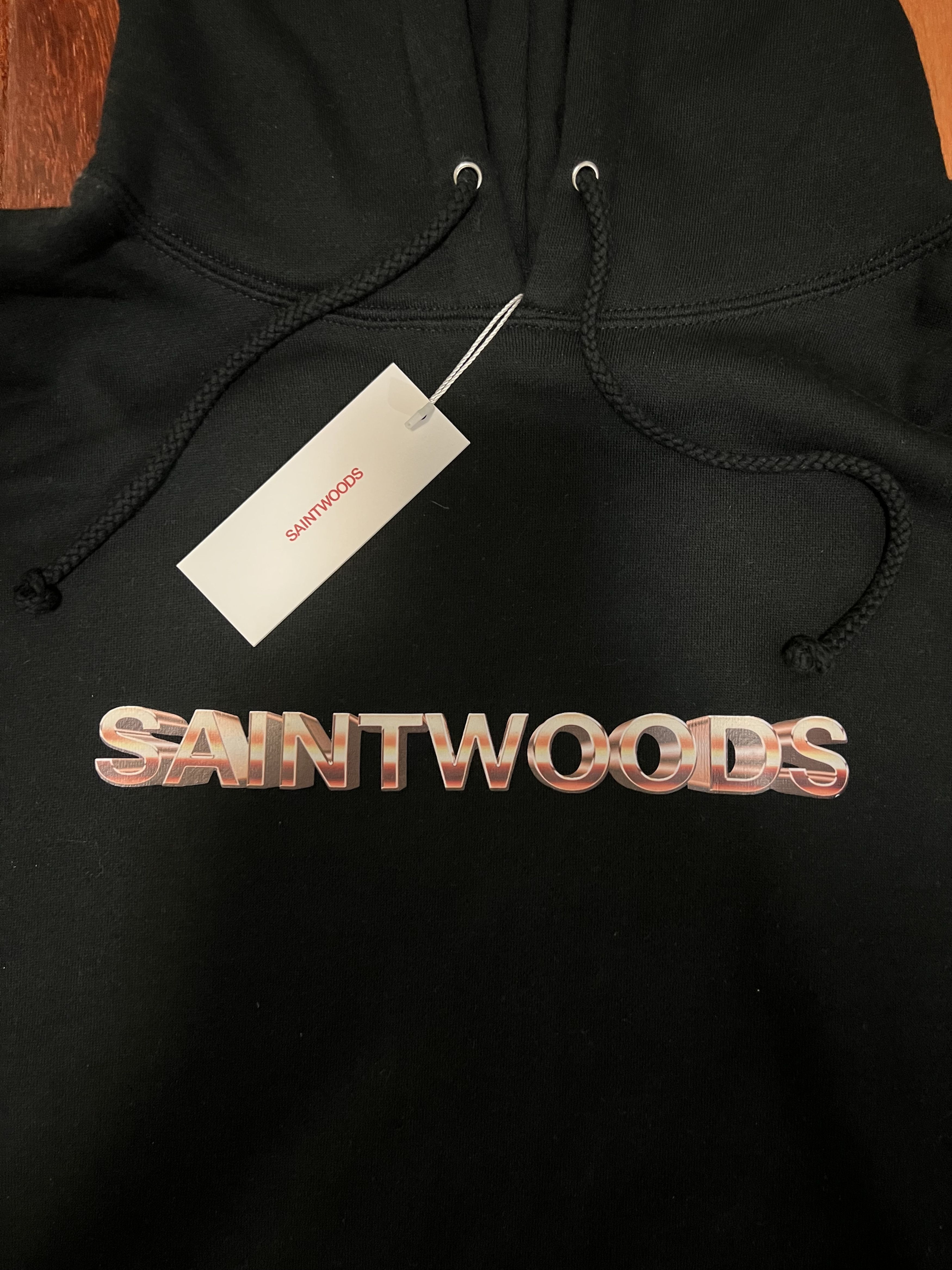 Saintwoods 💚 SS19 Saintwoods 007 Hoodie Black Large NEW Size US L / EU 52-54 / 3 - 6 Thumbnail
