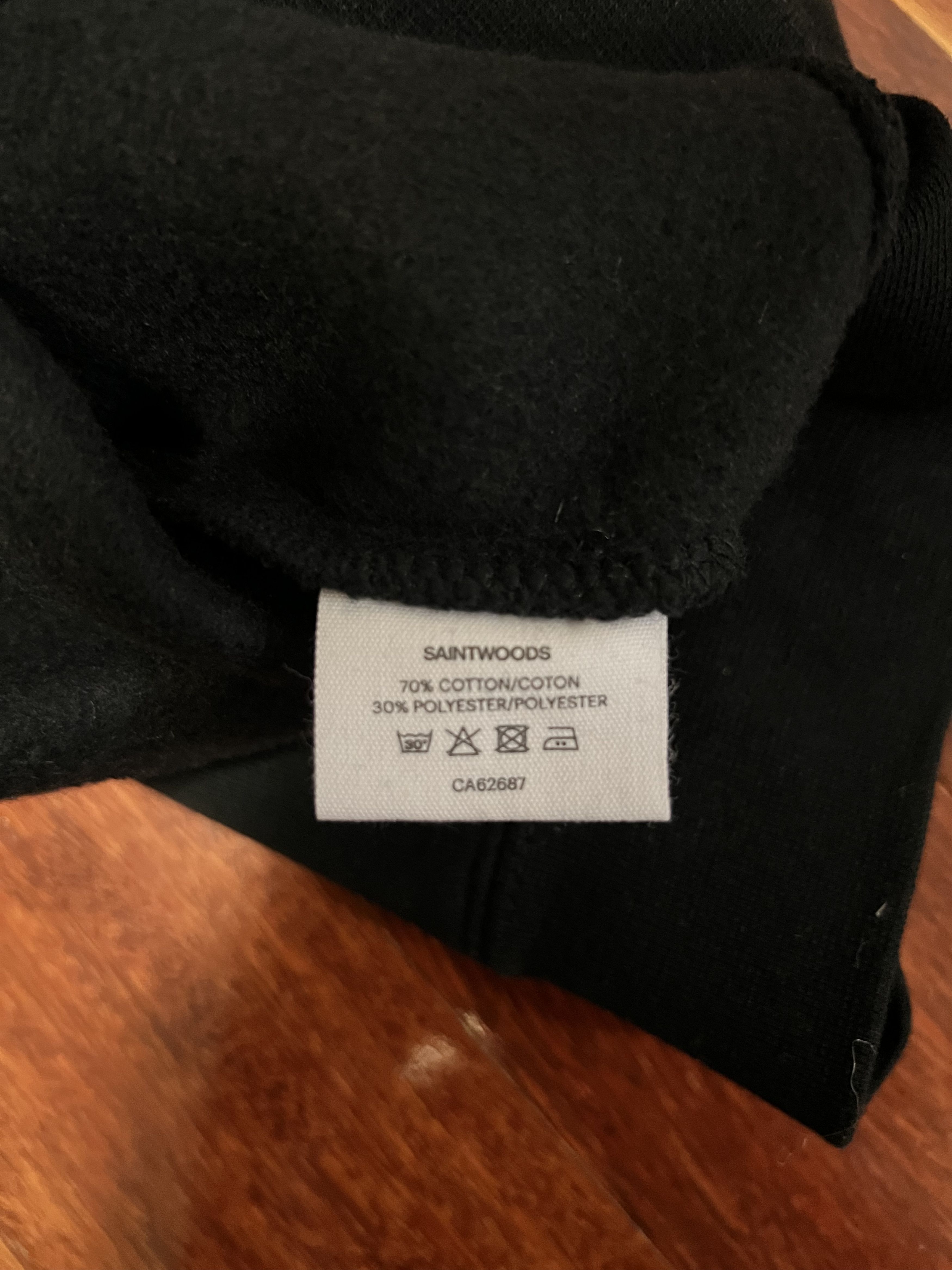 Saintwoods 💚 SS19 Saintwoods 007 Hoodie Black Large NEW Size US L / EU 52-54 / 3 - 9 Thumbnail