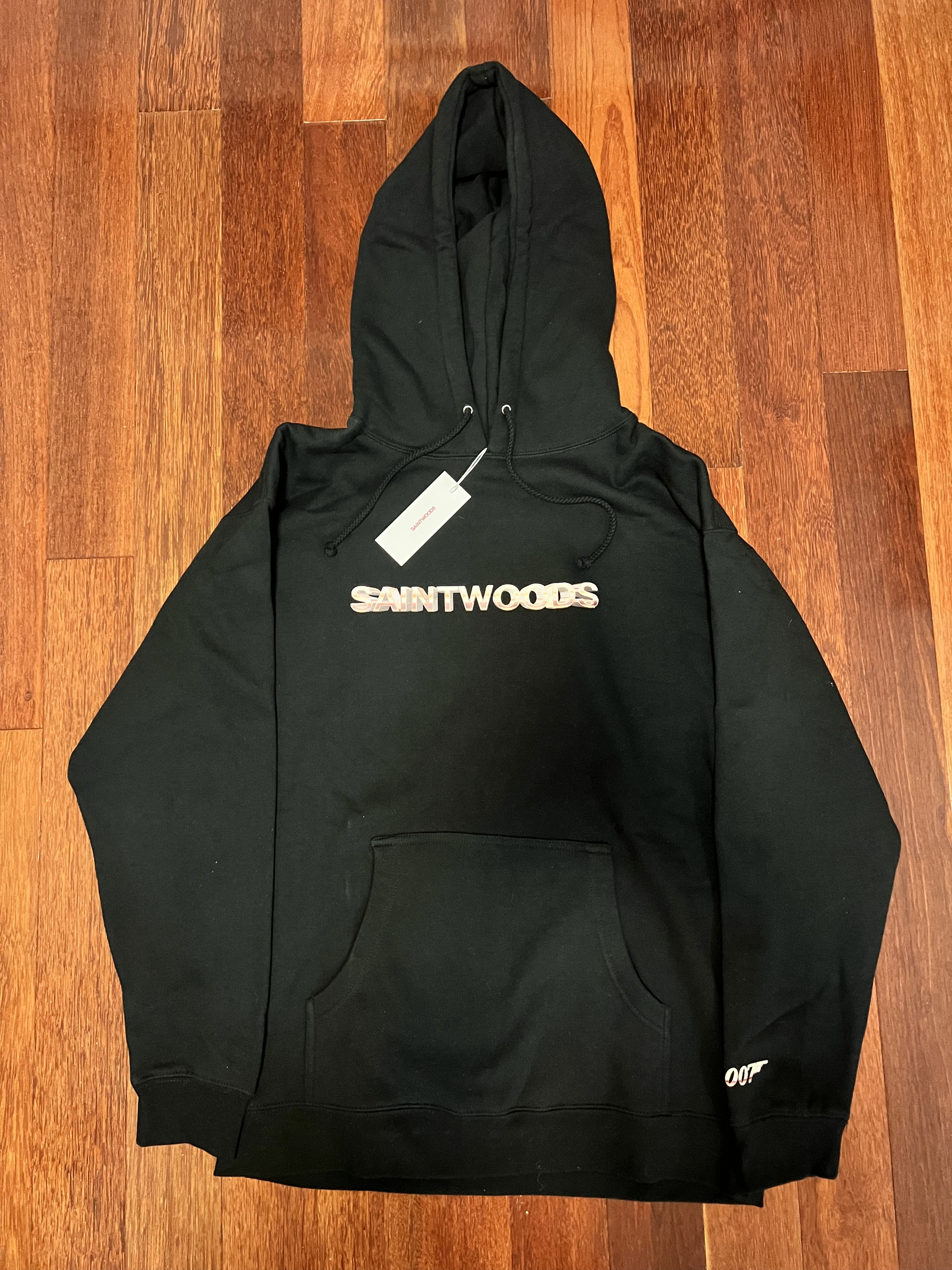 Saintwoods 💚 SS19 Saintwoods 007 Hoodie Black Large NEW Size US L / EU 52-54 / 3 - 2 Thumbnail