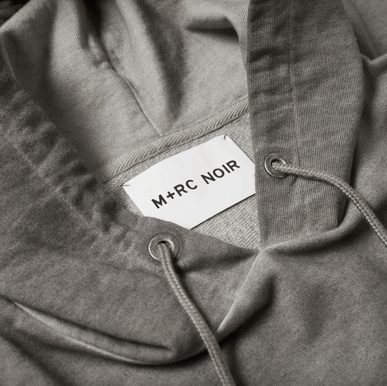 M+Rc Noir 💚 M+RC Noir Stencil Logo Hoodie Grey Large NEW Size US L / EU 52-54 / 3 - 3 Thumbnail