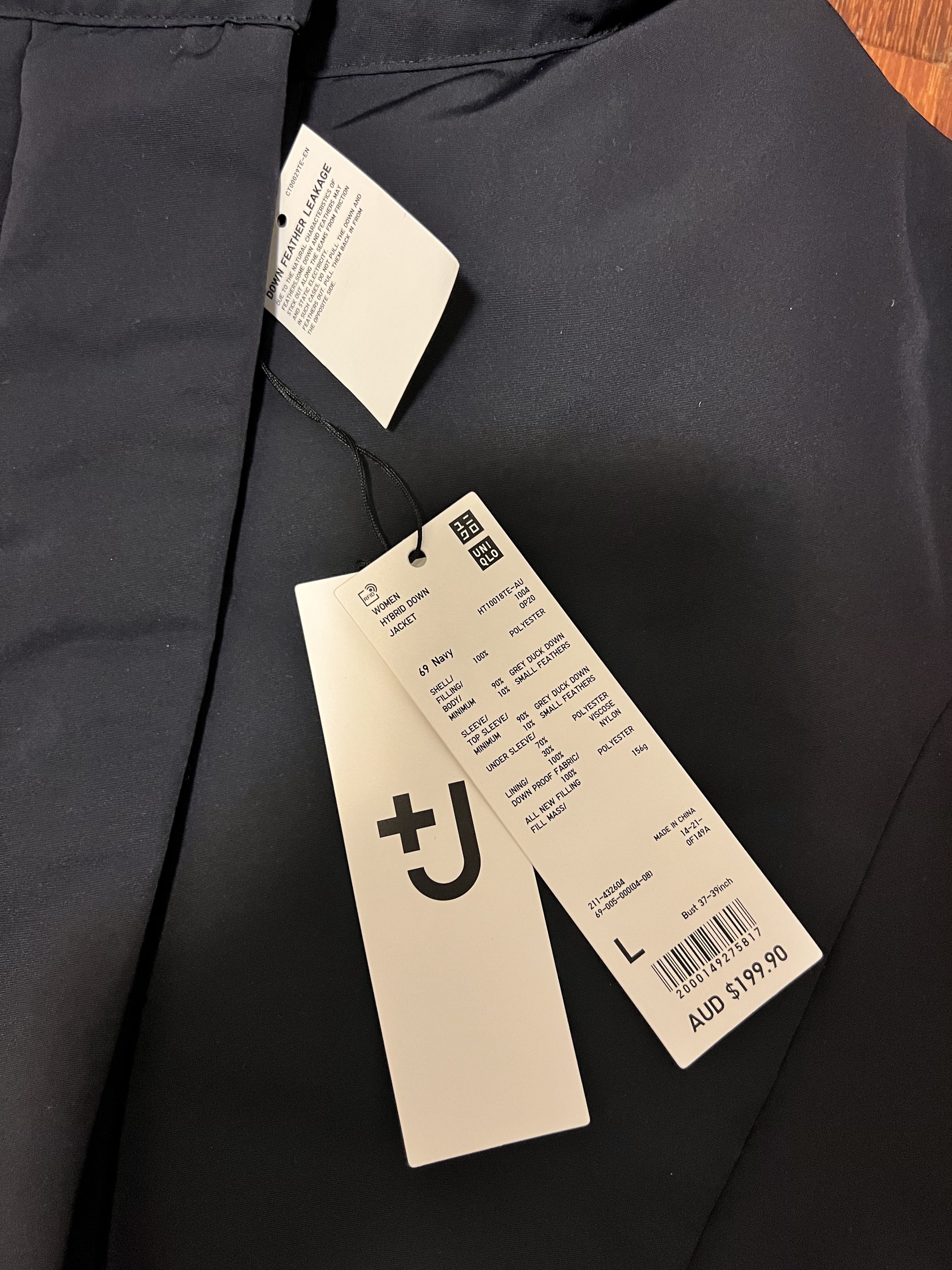 Jil Sander × Uniqlo 💚 Jil Sander x Uniqlo +J Hybrid Down Jacket Large NEW Size US L / EU 52-54 / 3 - 6 Thumbnail