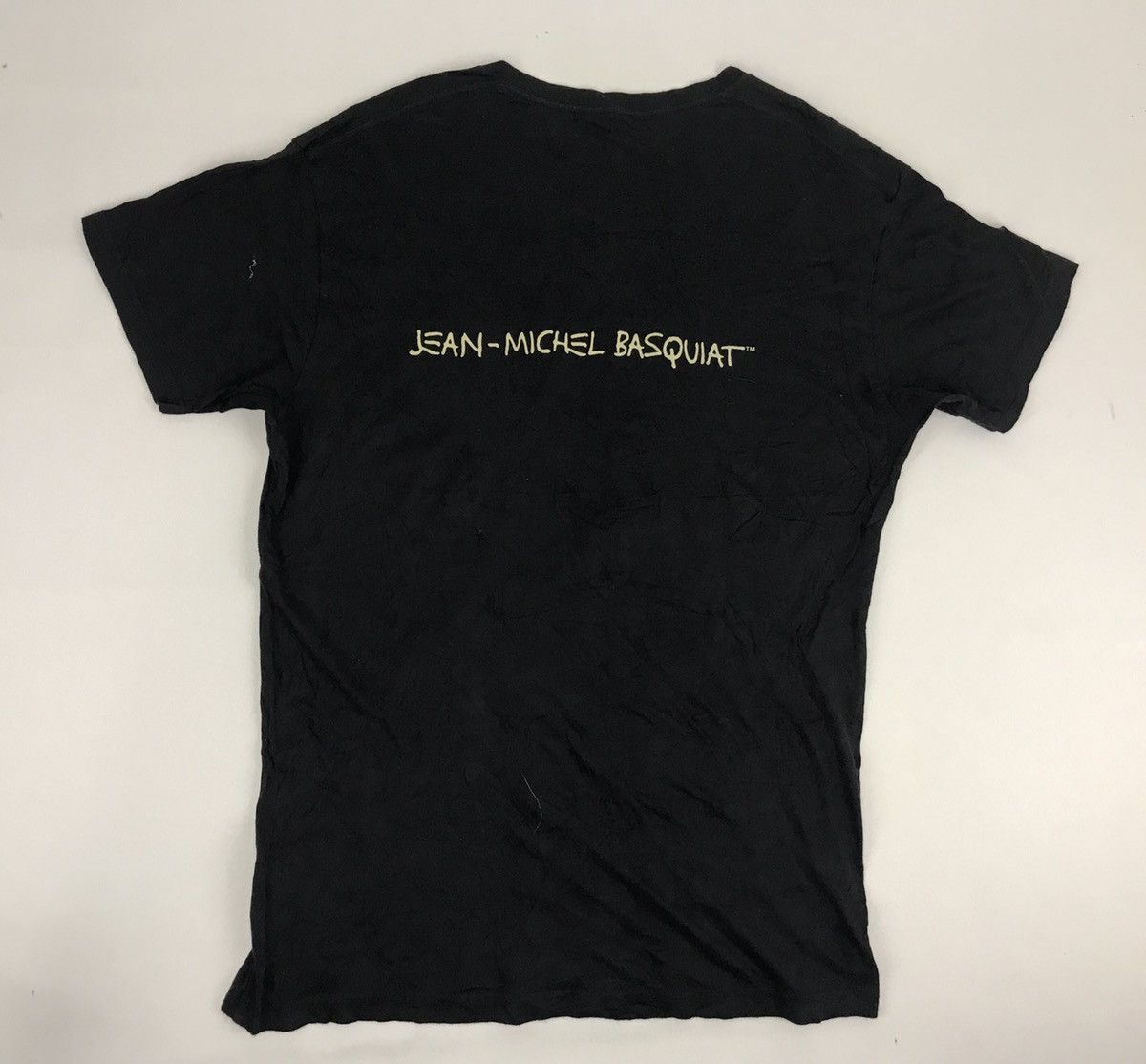 Designer Jean Michel Basquiat Sugar Ray Robinson Art Tee V Neck Size US M / EU 48-50 / 2 - 2 Thumbnail