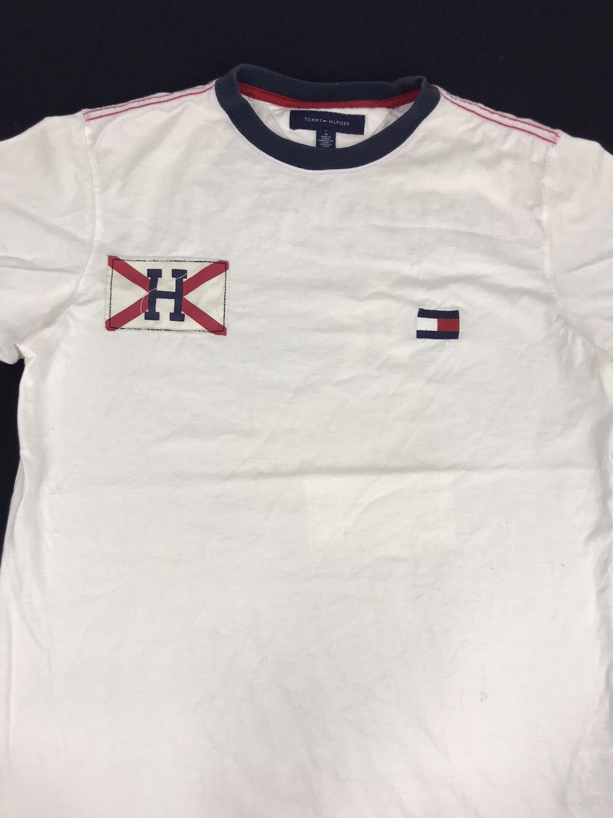 Tommy Hilfiger Tommy Hilfiger Printed Big Logo Spell Out Flag Motif Size US M / EU 48-50 / 2 - 3 Thumbnail