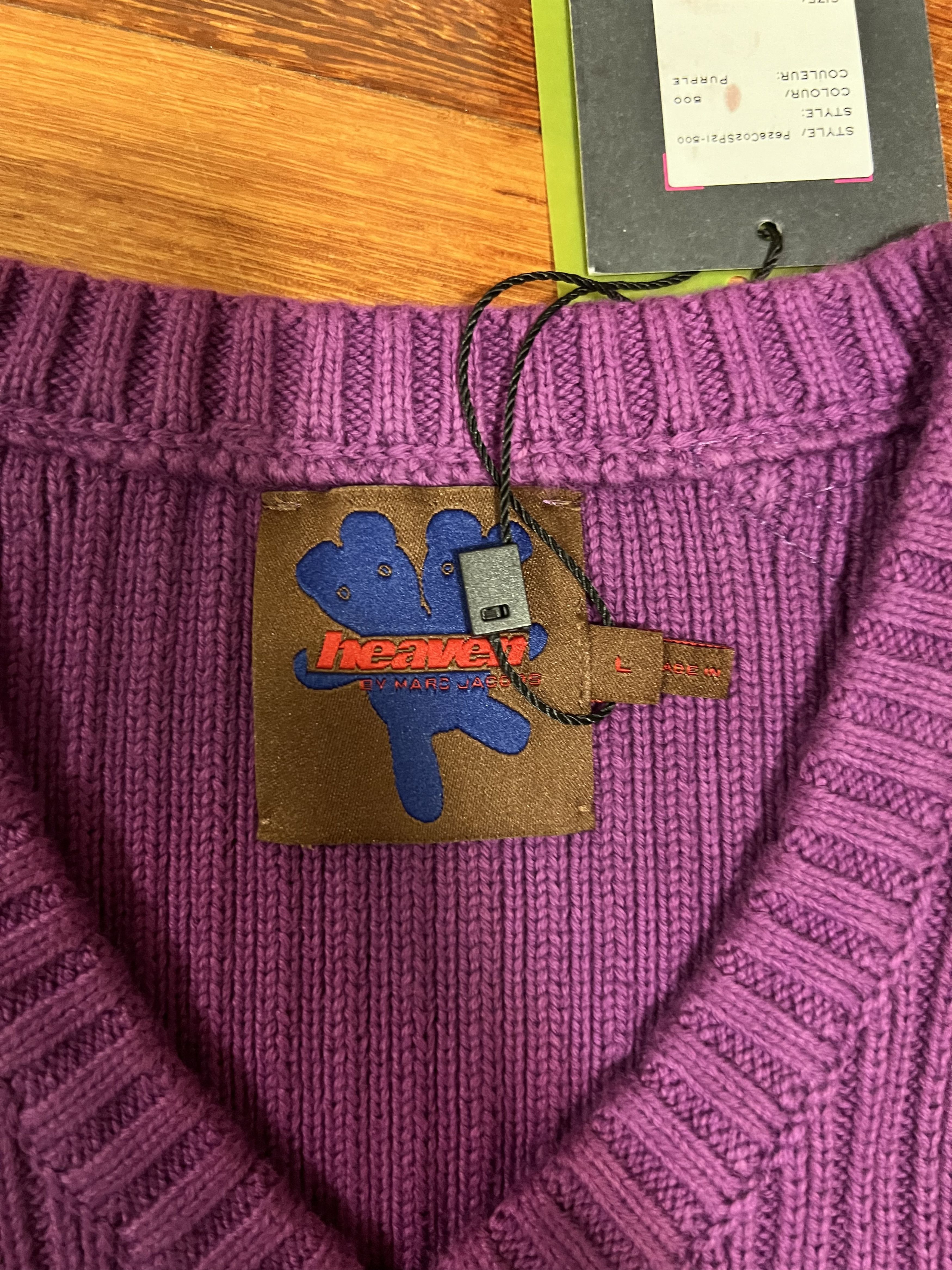 Heaven by Marc Jacobs 💚 Heaven By Marc Jacobs Teddy Vest Purple Large NEW Size US L / EU 52-54 / 3 - 3 Thumbnail