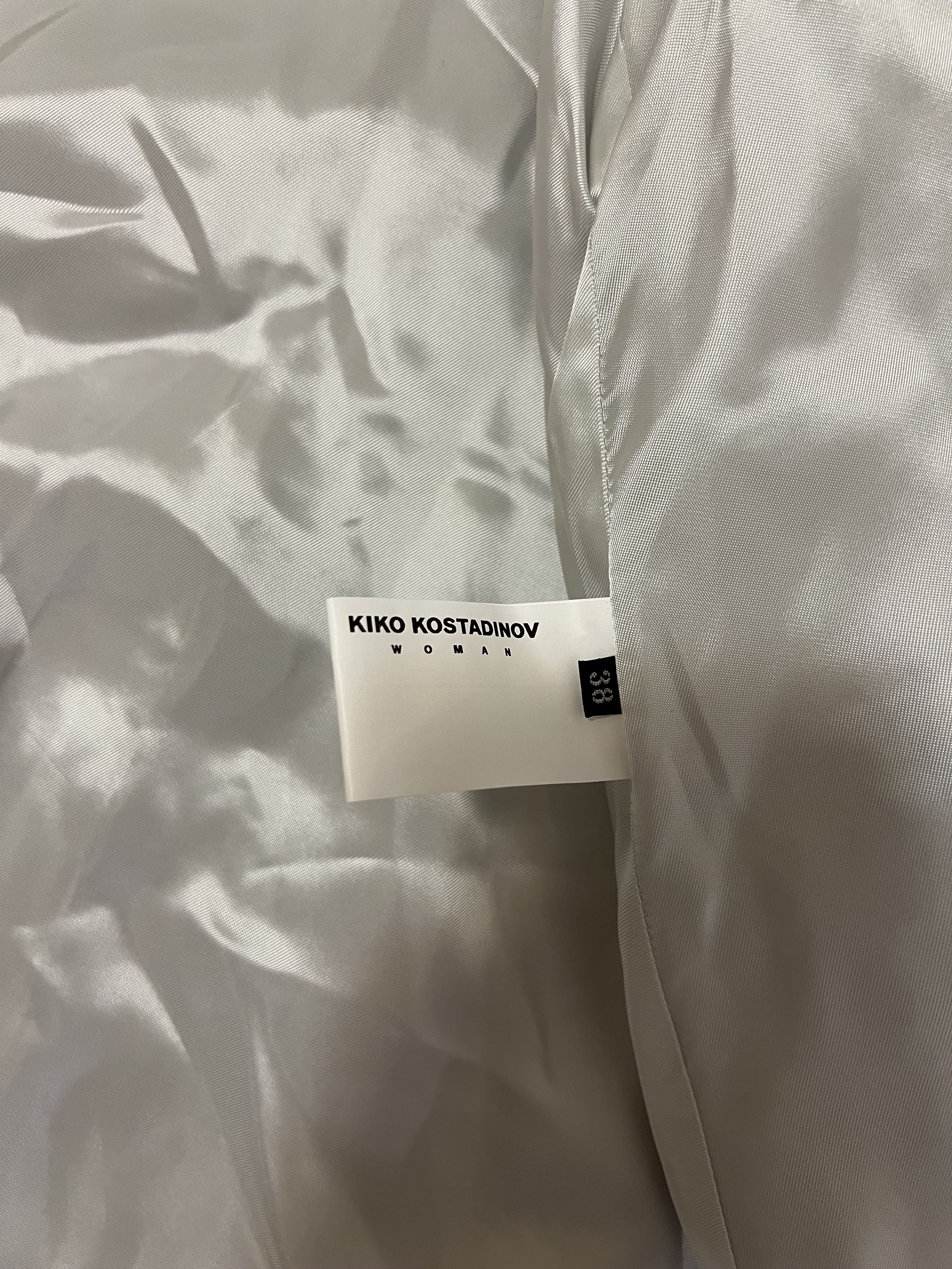 Kiko Kostadinov 💚 Kiko Kostadinov Oversized Gellhorn Jacket Pearl NEW Size XS / US 0-2 / IT 36-38 - 9 Thumbnail