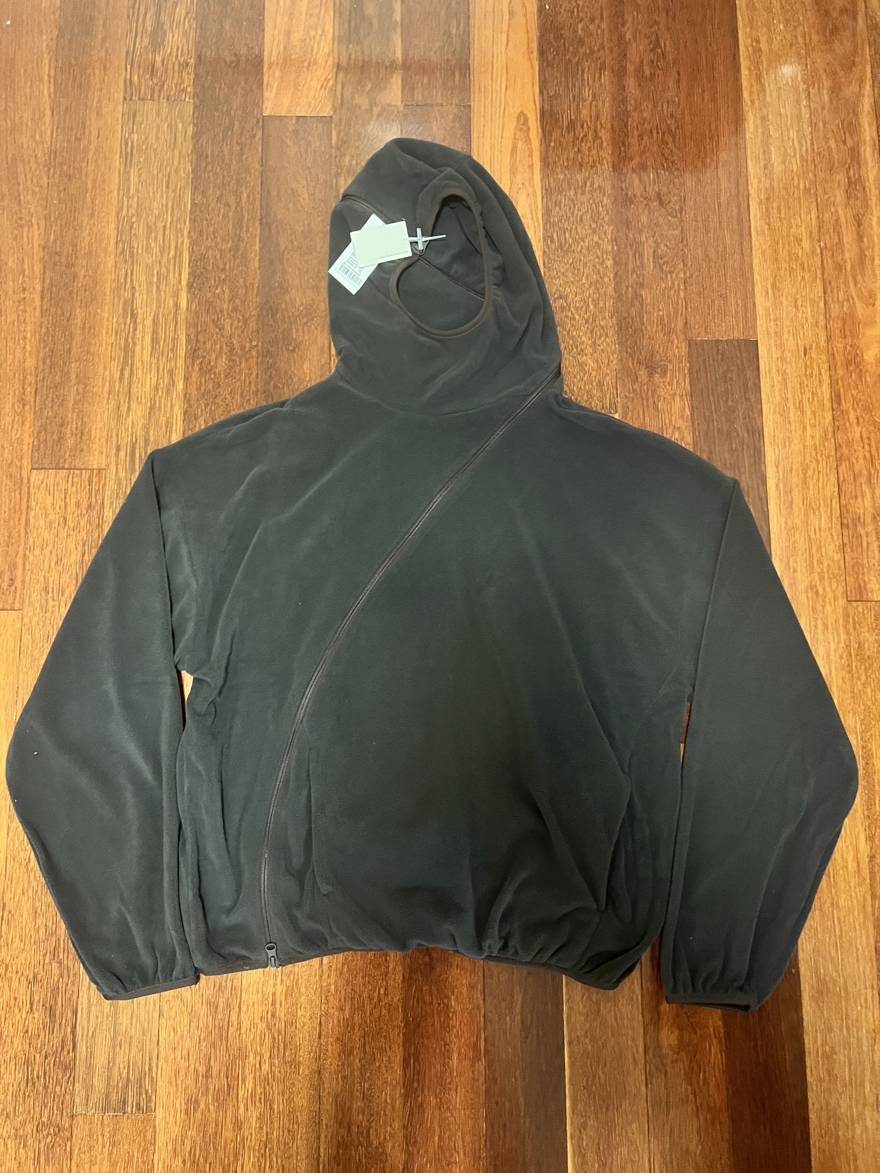image of Post Archive Faction Paf Post Archive Faction Zip Hoodie 4.0+ Center Brown, Men's (Size Large)